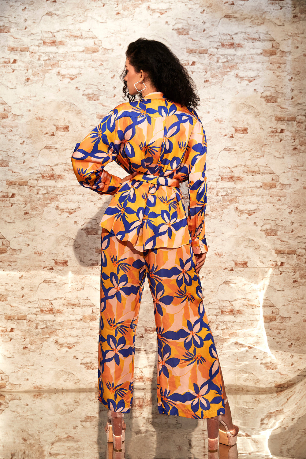 Orange Printed Co-Ord Set