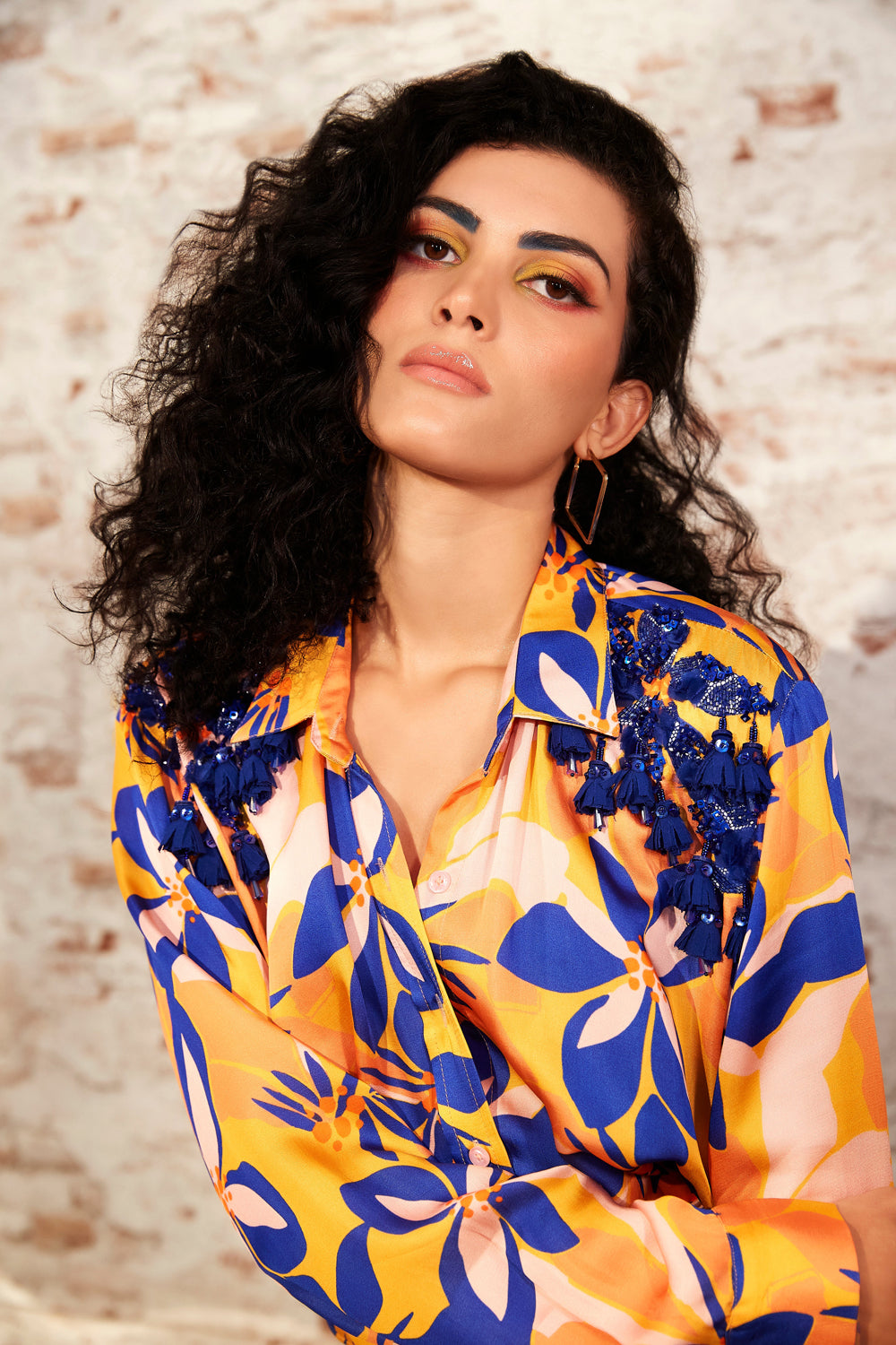 Orange Printed Co-Ord Set