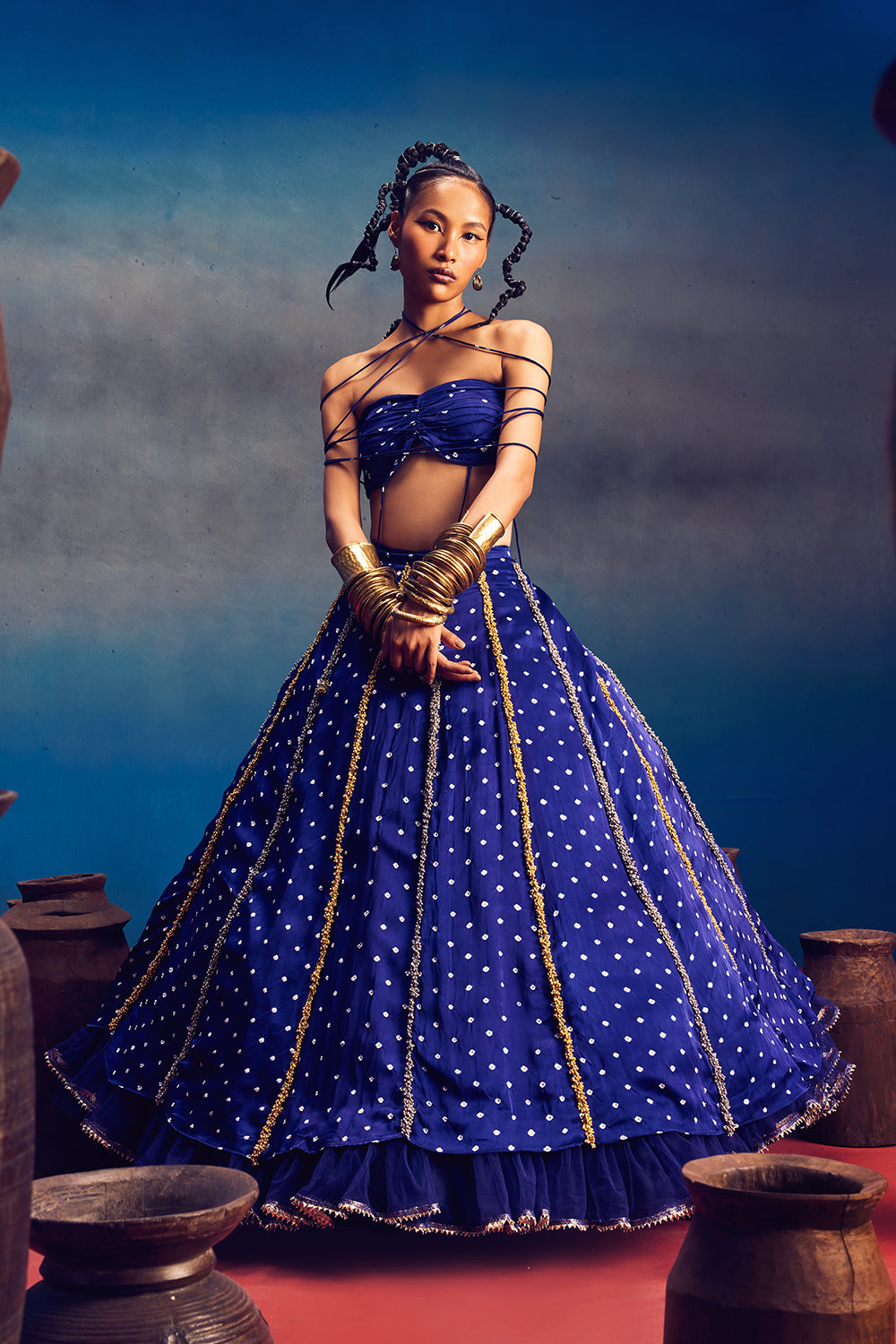 Aparna-Blue Lehnga