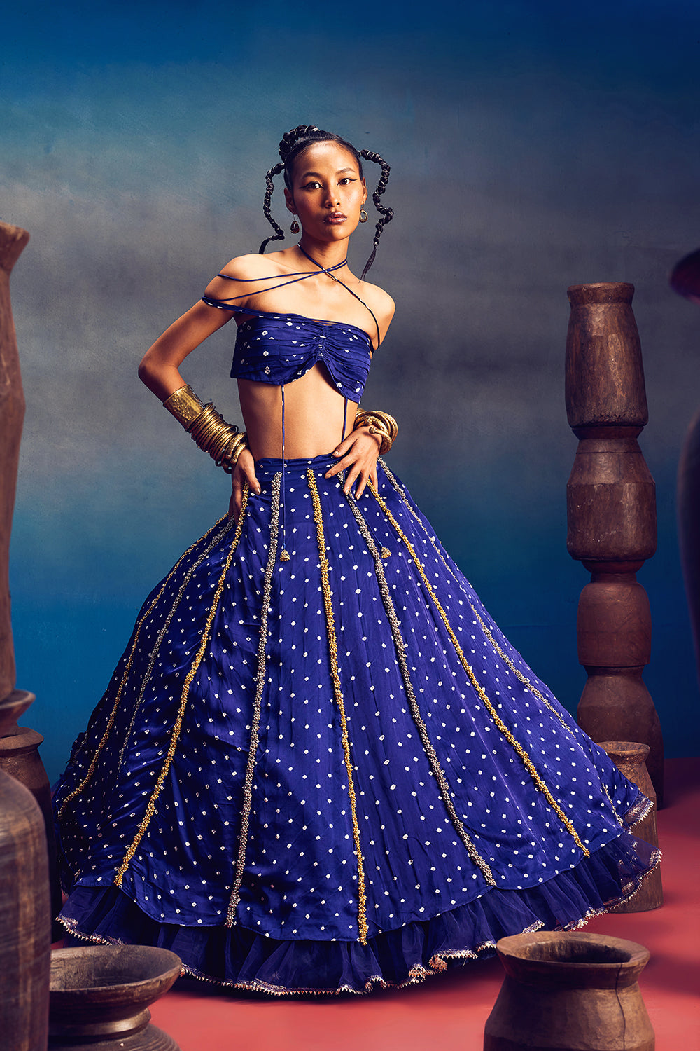 Aparna-Blue Lehnga