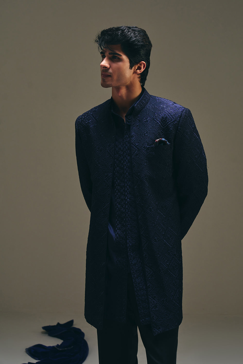 Astral Achkan with Kurta Set