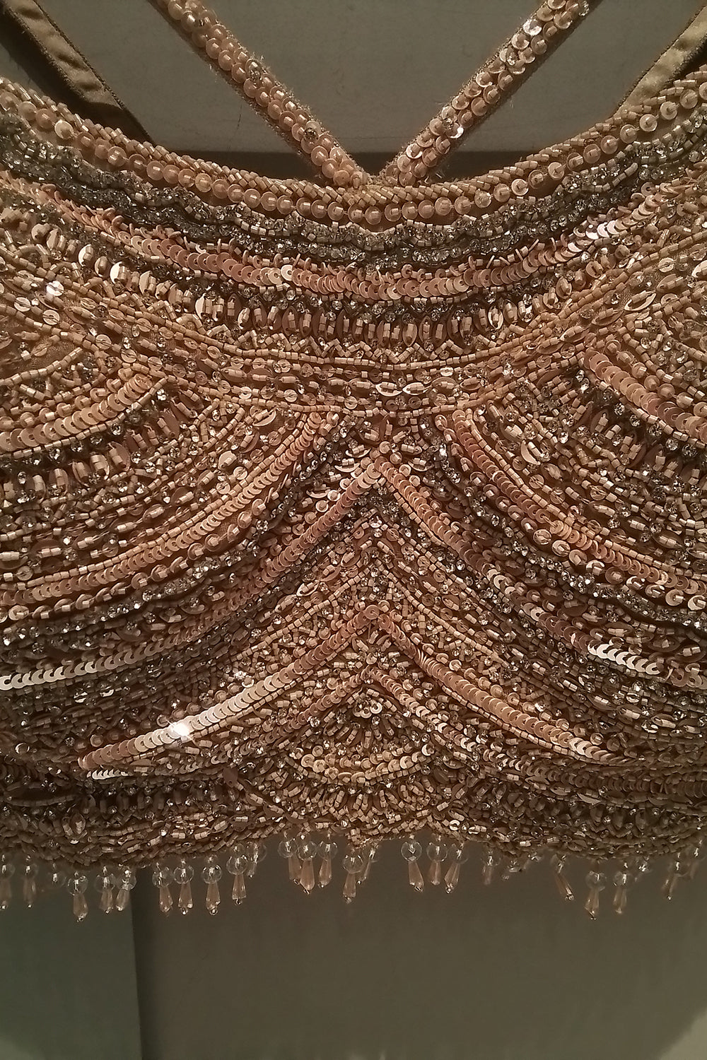 Beige Georgette Ombre Saree With Belt