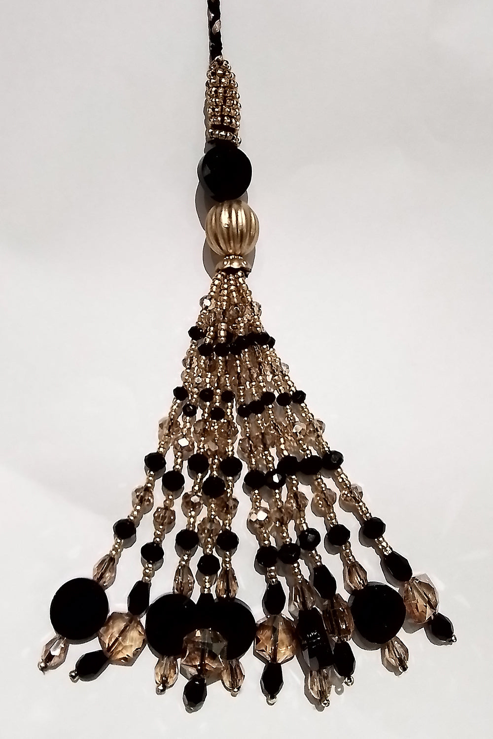 Black Gold Georgette Saree