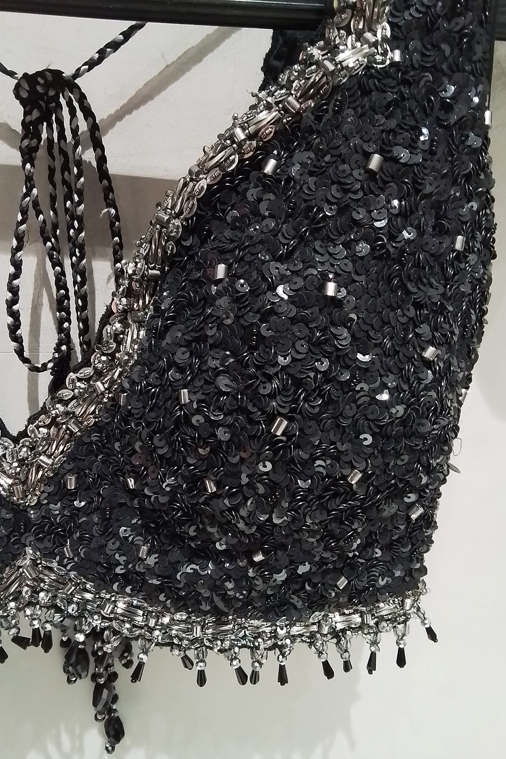 Black Organza Saree