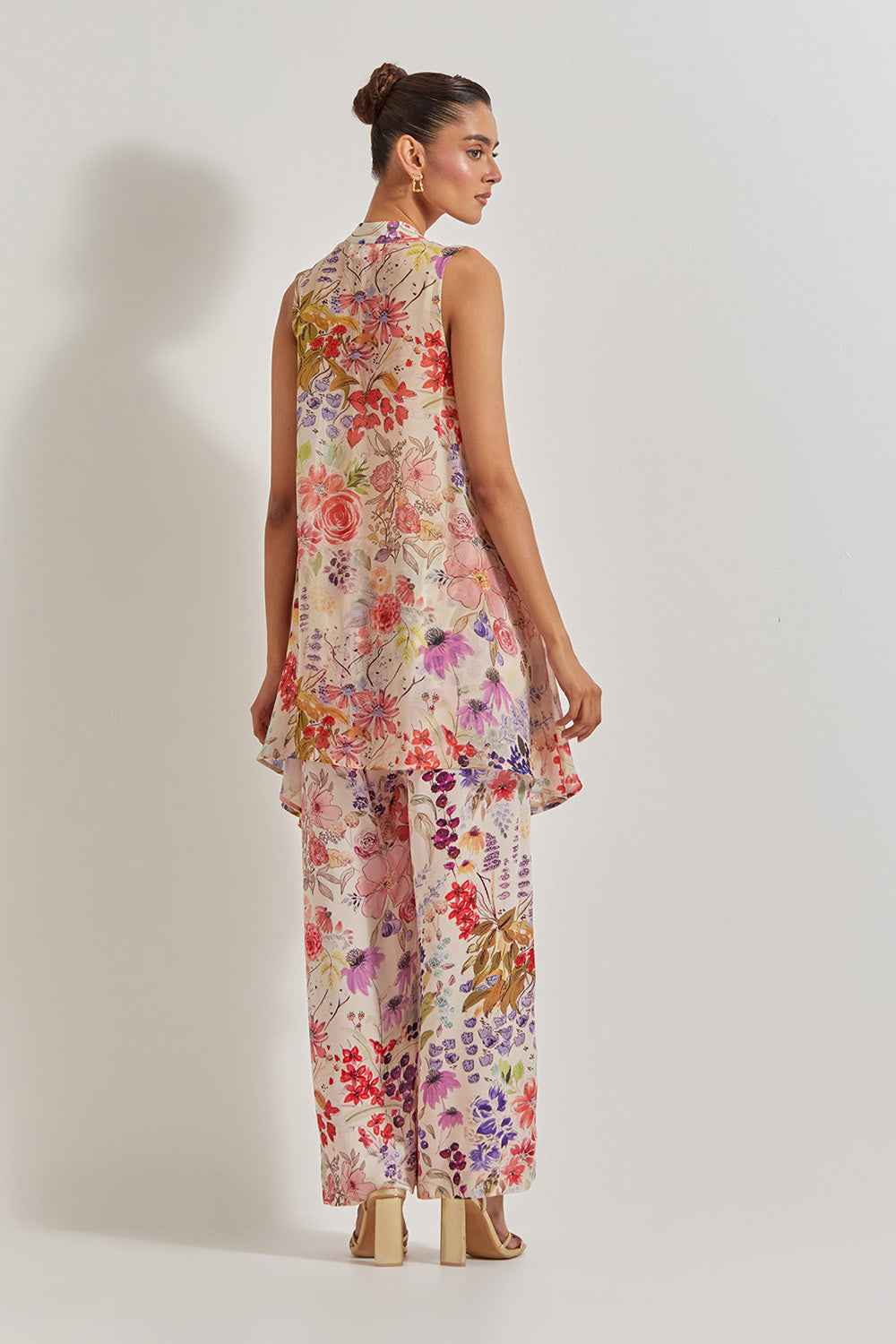 Blooming Burst Georgette Co-Ord Set