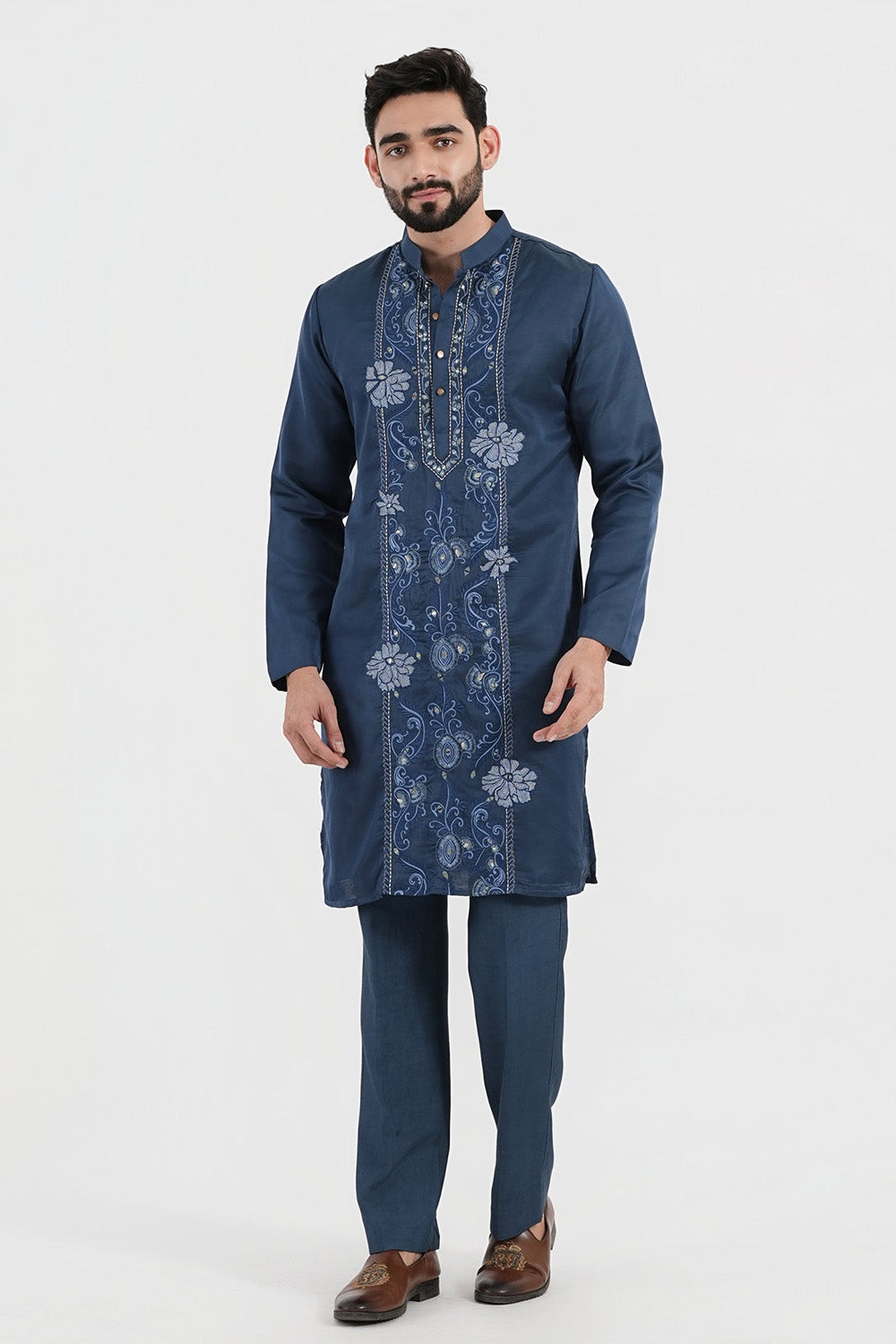 Blue Dahlia Kurta Set