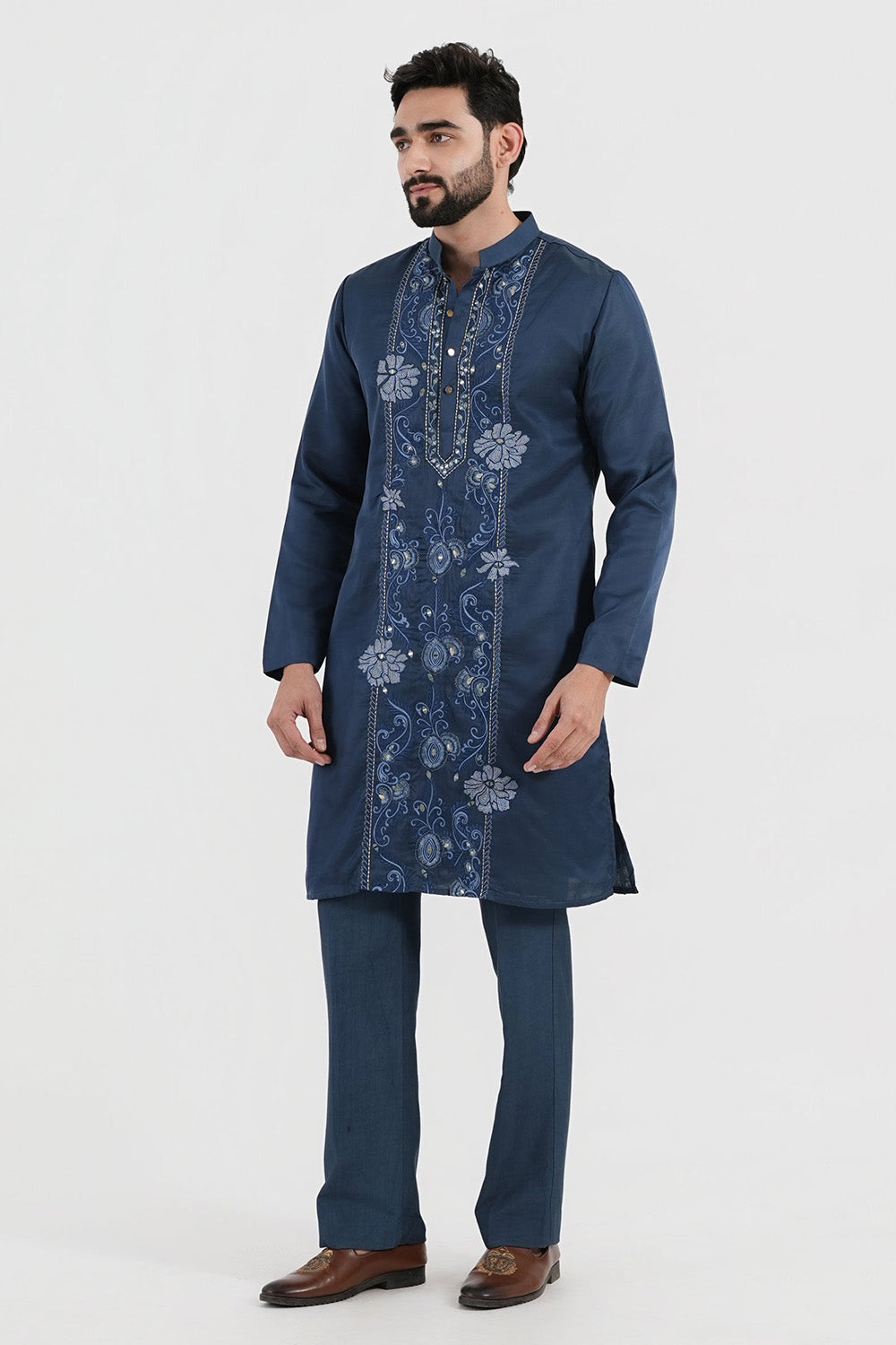 Blue Dahlia Kurta Set