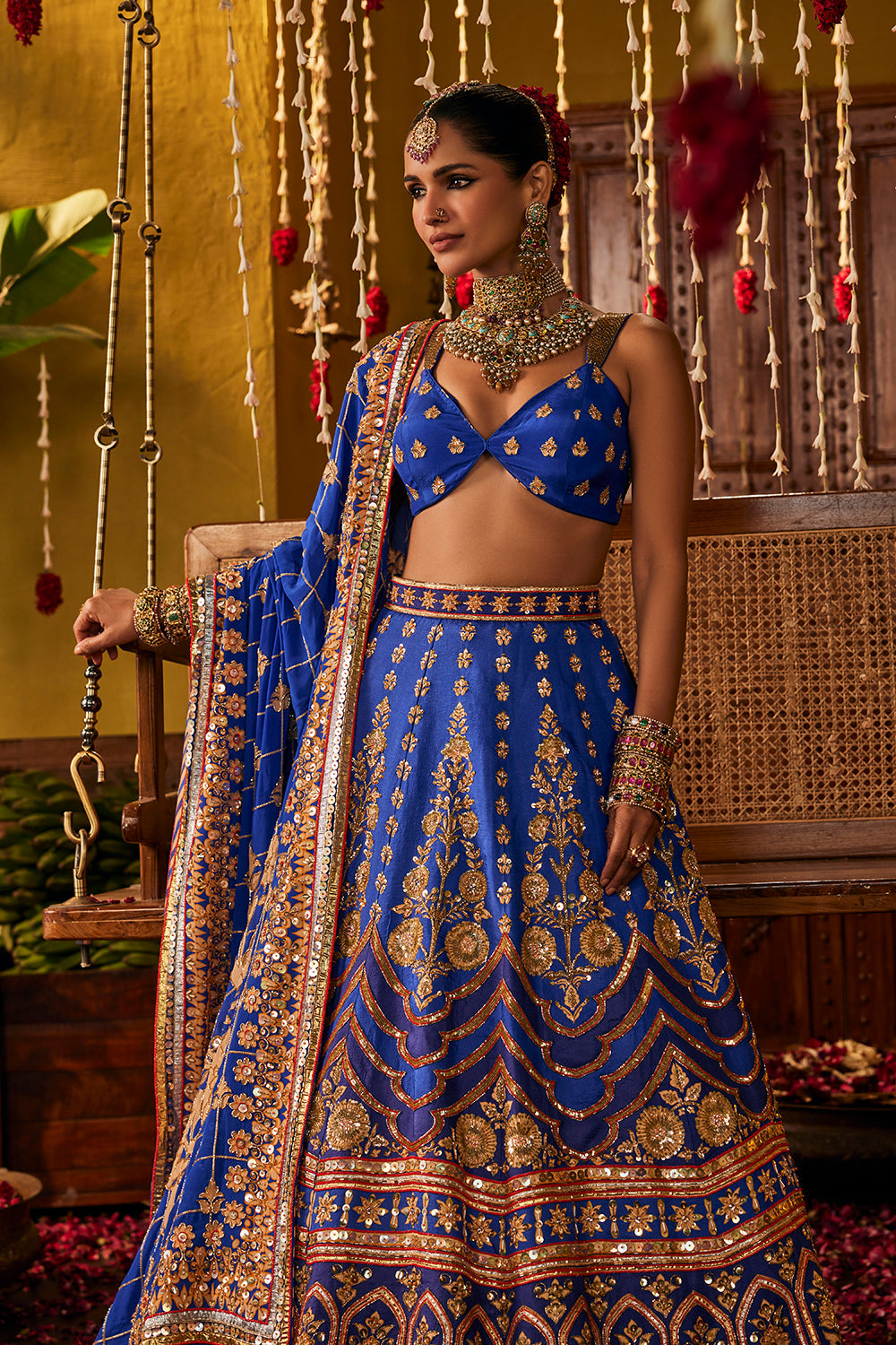 Blue Lehenga Set