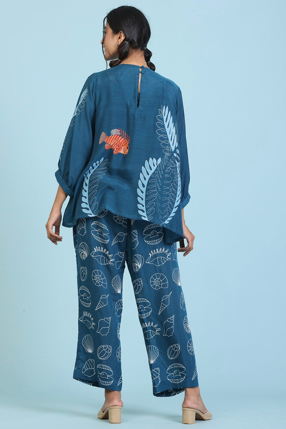 Blue Pant Set