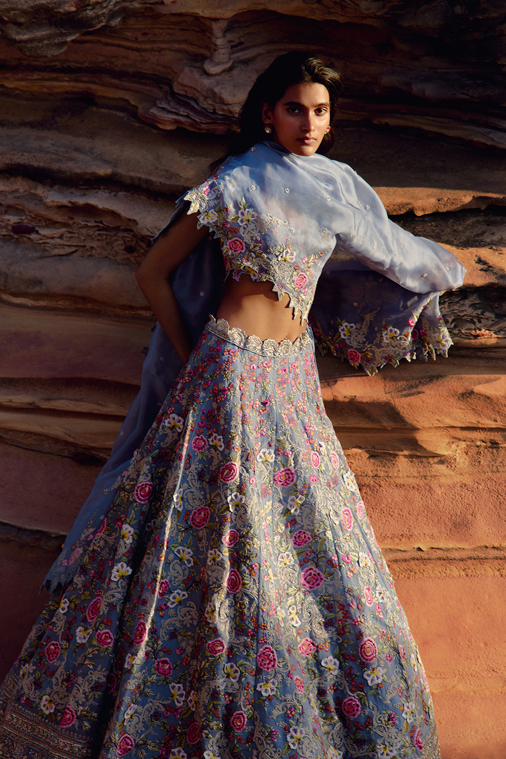 Blue Umang Lehenga Set