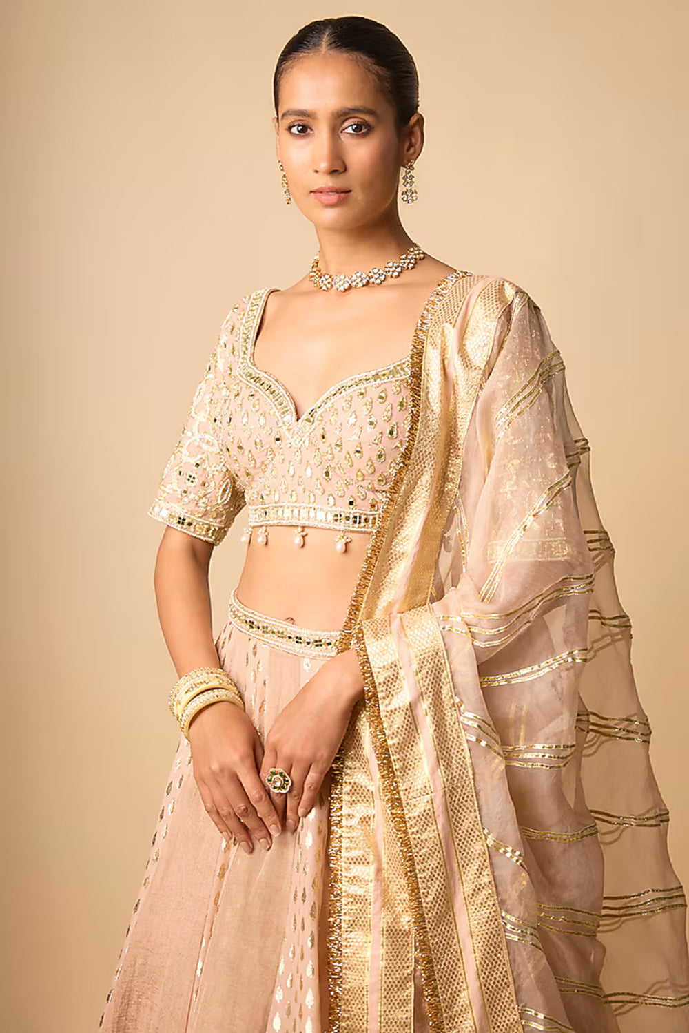 Blush Lehenga Set