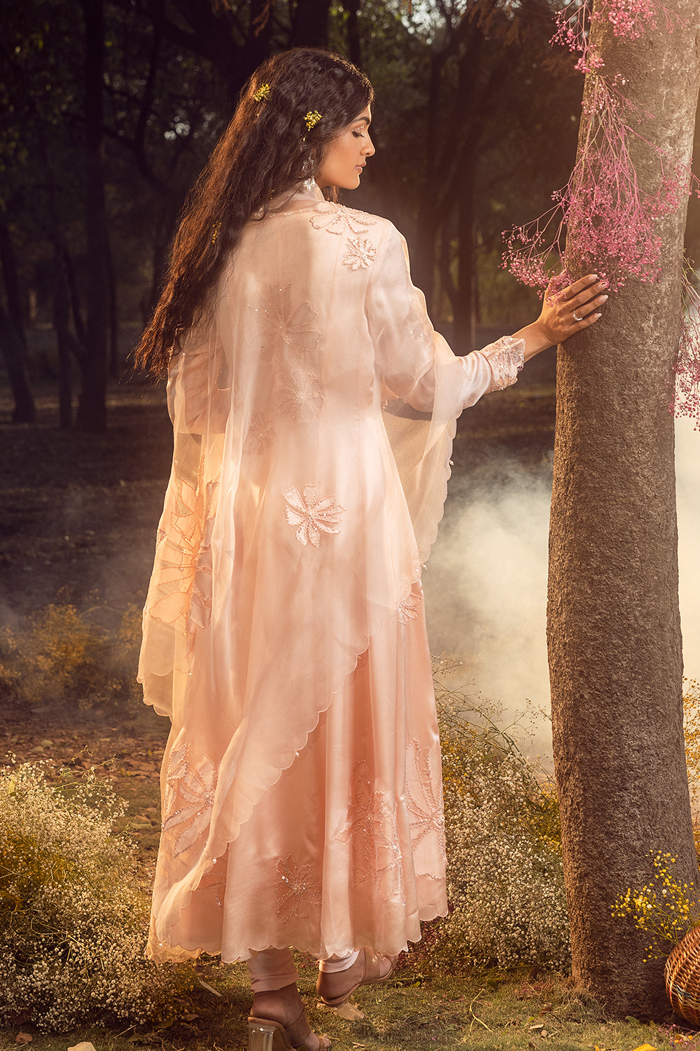 Blush Pink Anarkali Set