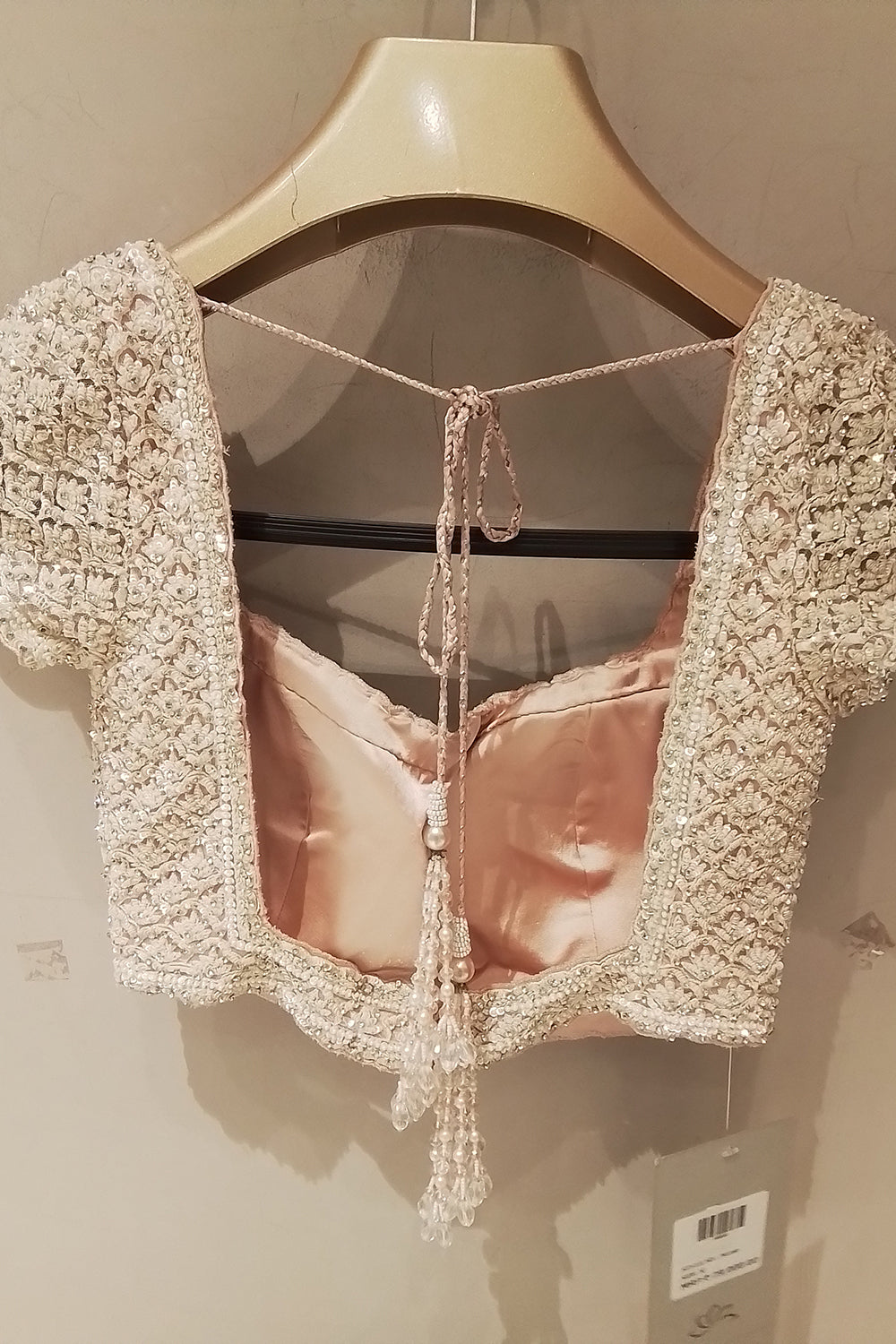 Blush Pink Net Saree