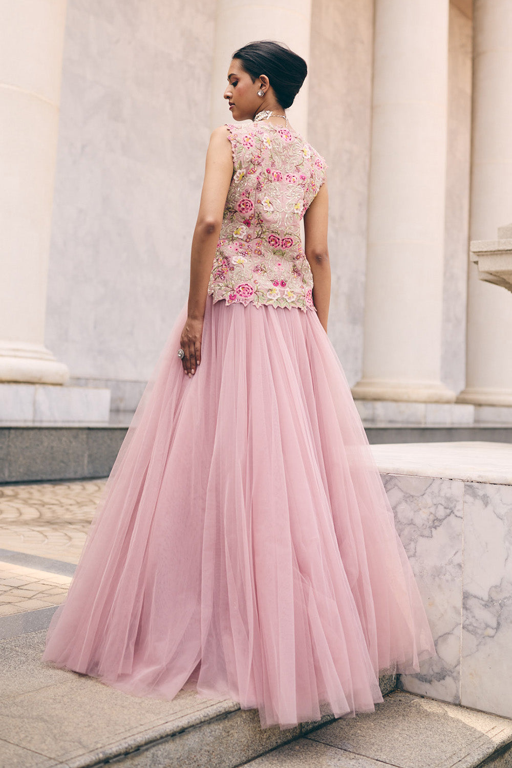 Blush Pink Umang Jacket Set