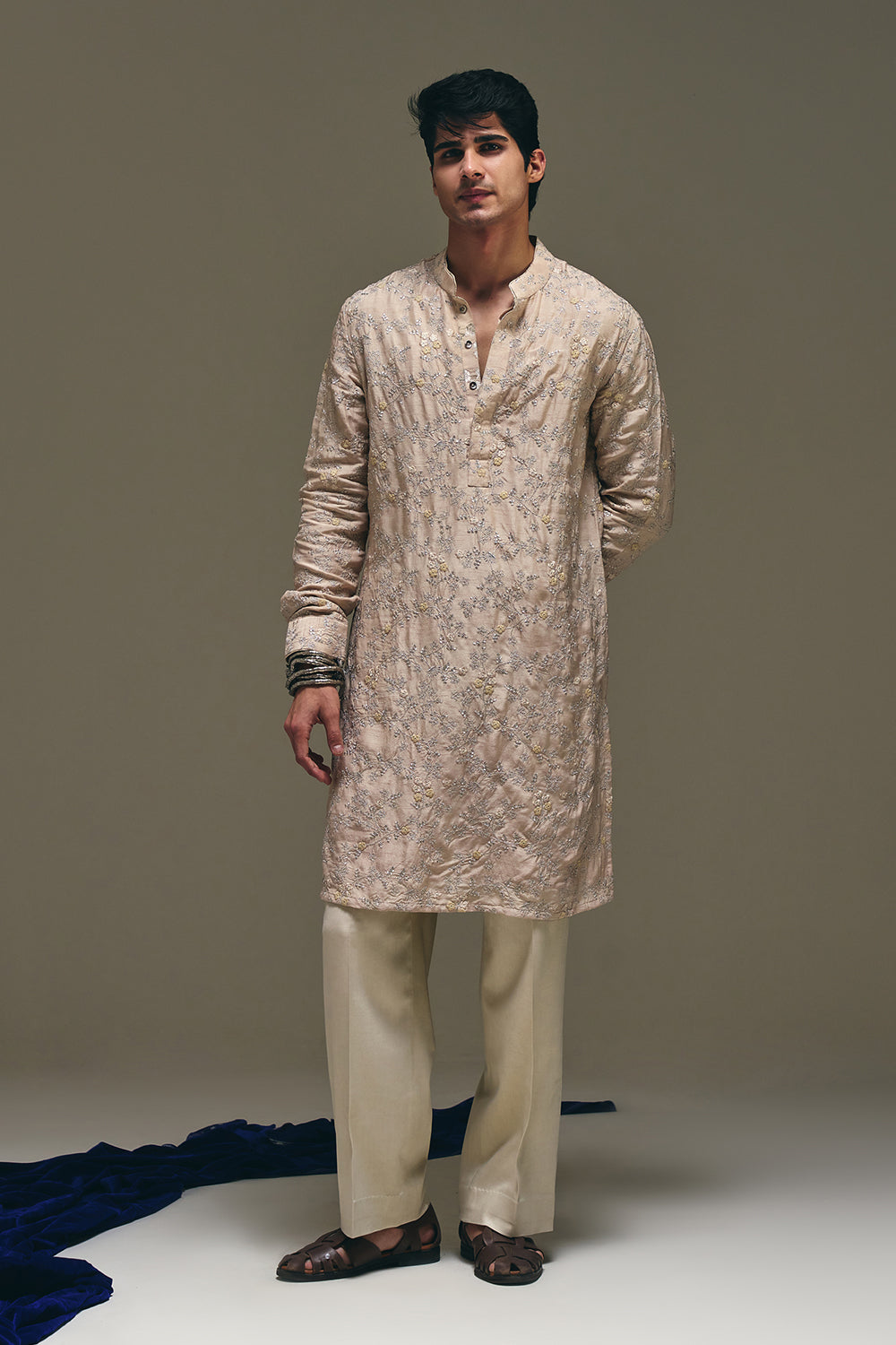 Camellia Nehru Jacket Set