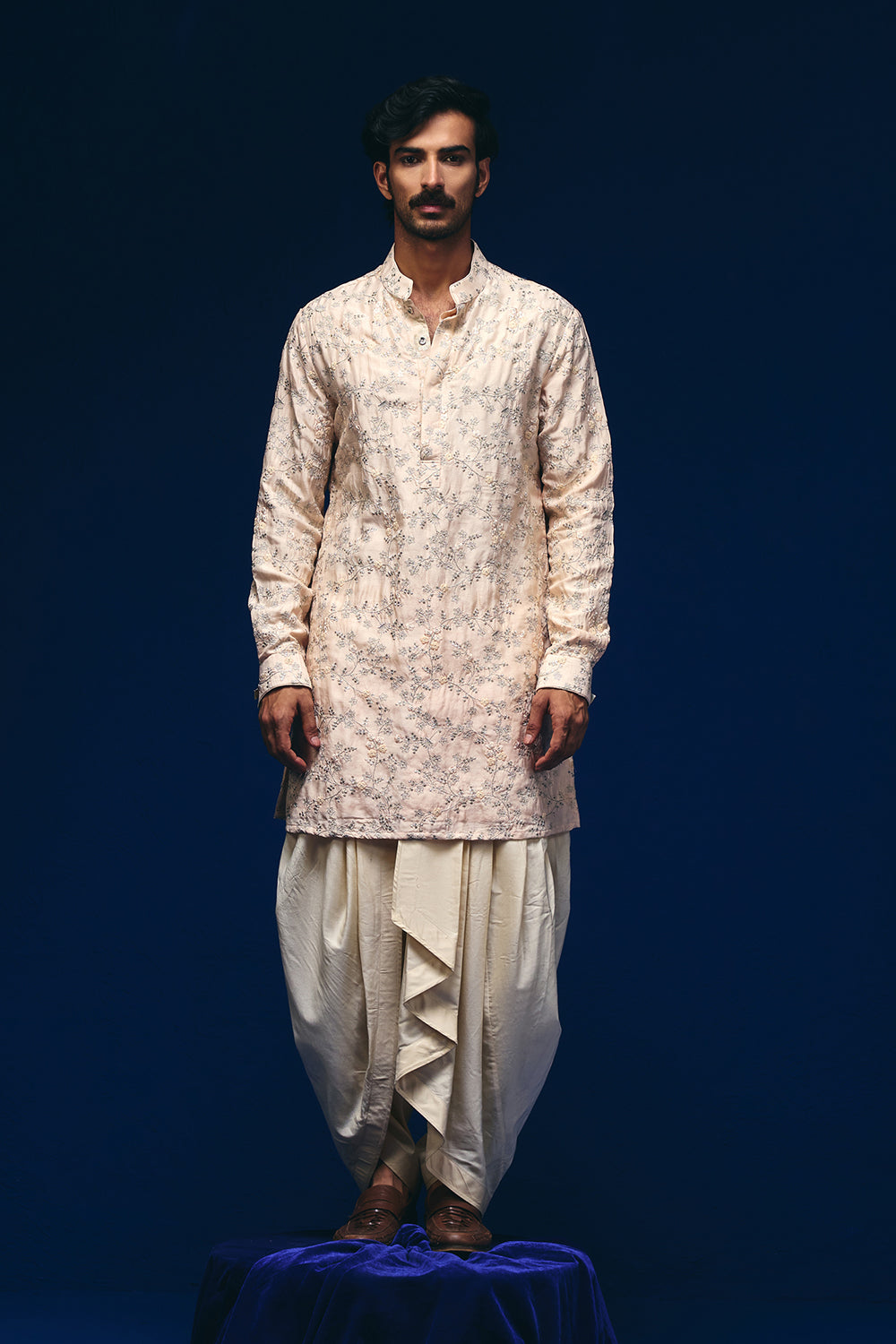 Camellia Nehru Jacket Set