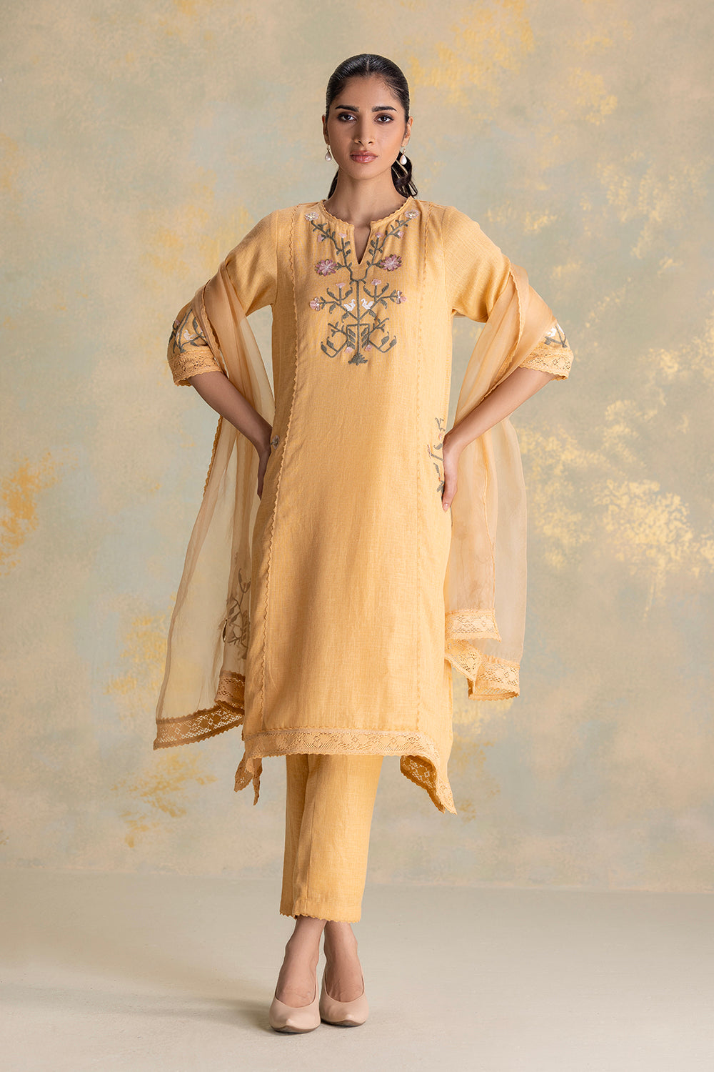 Candlelit Blooms Fly Free Tunic Set