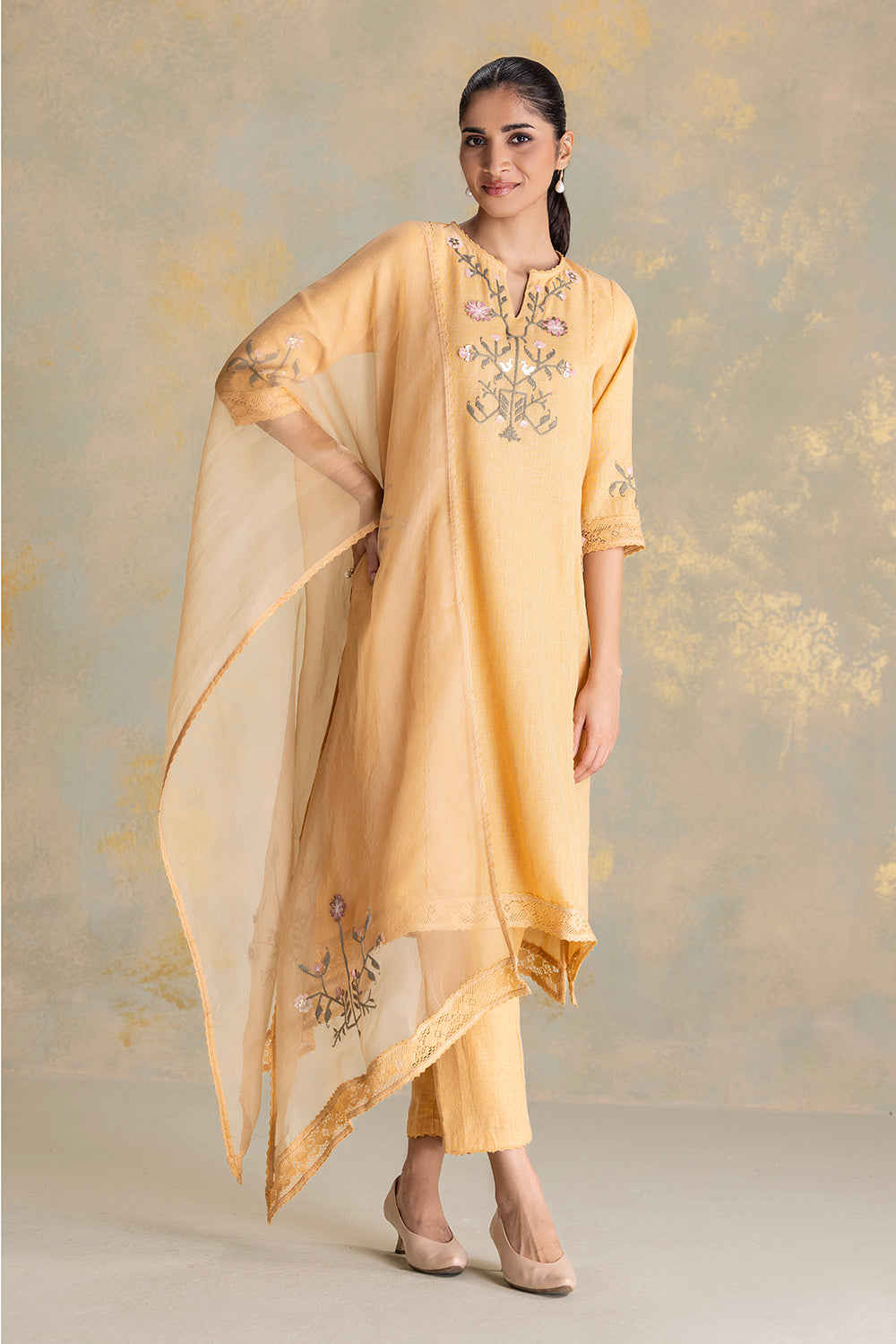 Candlelit Blooms Fly Free Tunic Set