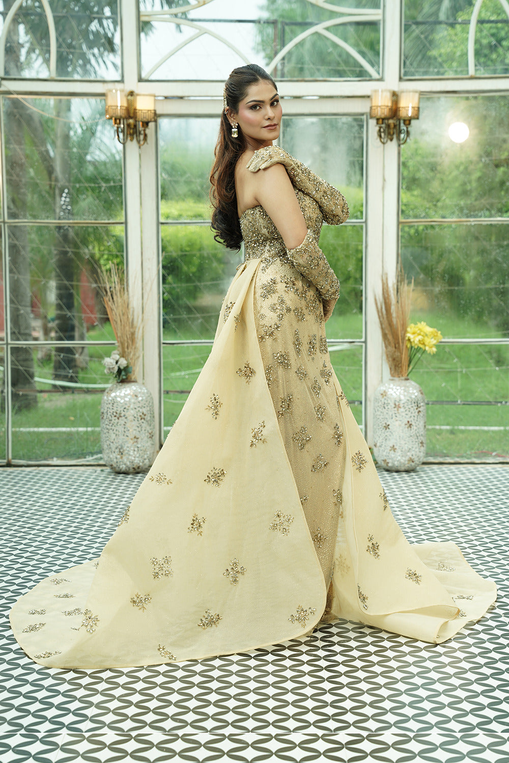 Champagne Crystal Enchantress Gown