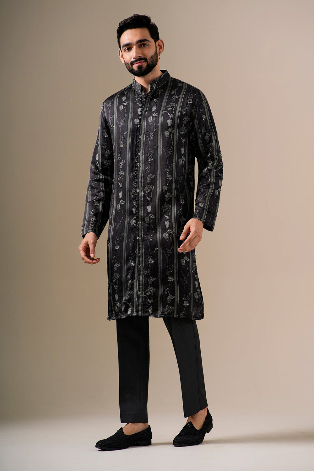 Charcoal Mist Kurta Set