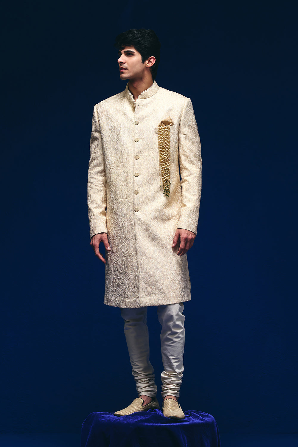 Chintz Achkan Set