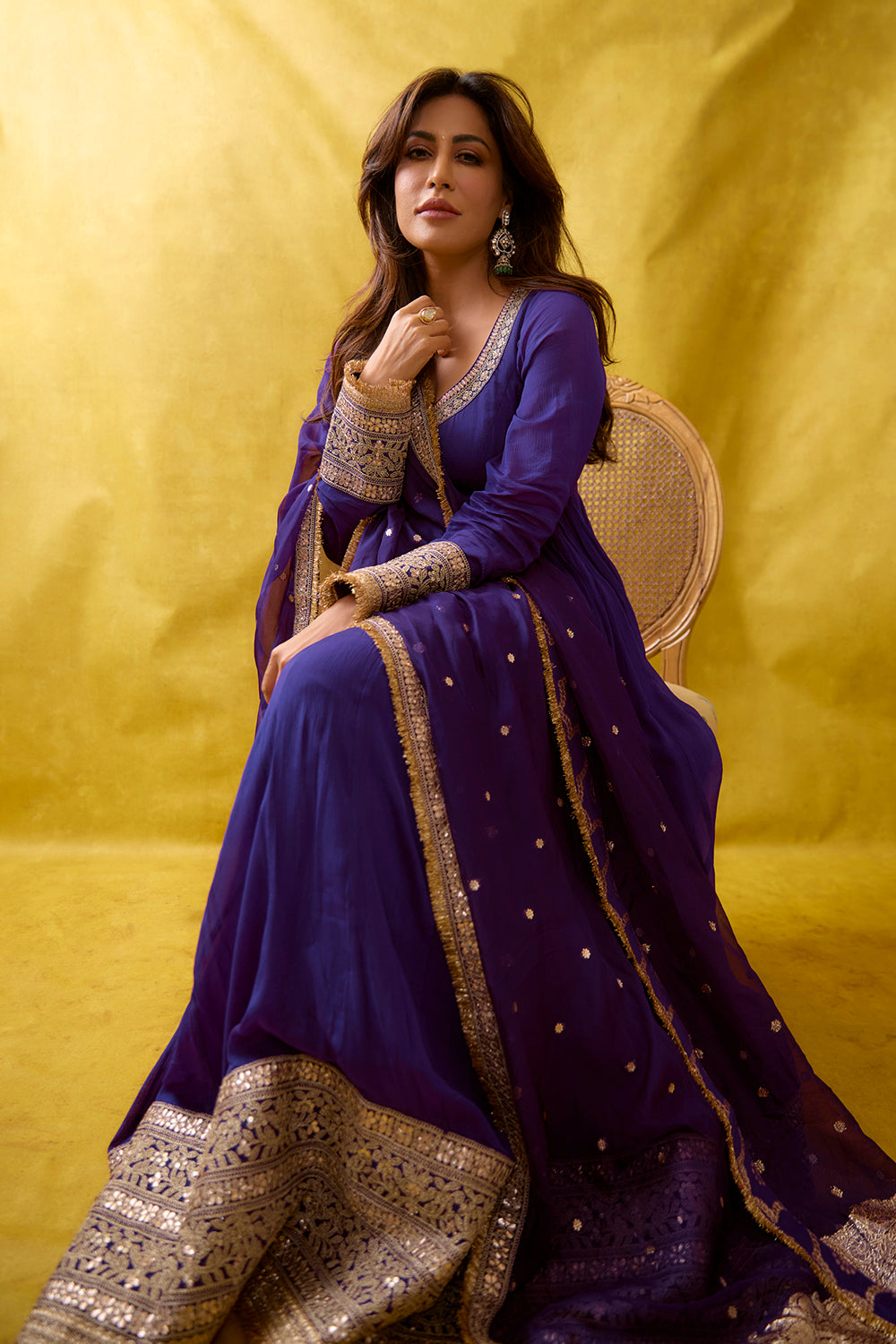 Chitrangada Anarkali Set