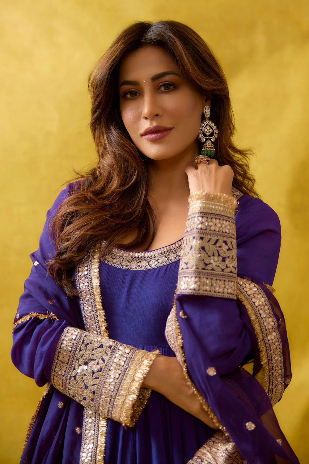 Chitrangada Anarkali Set
