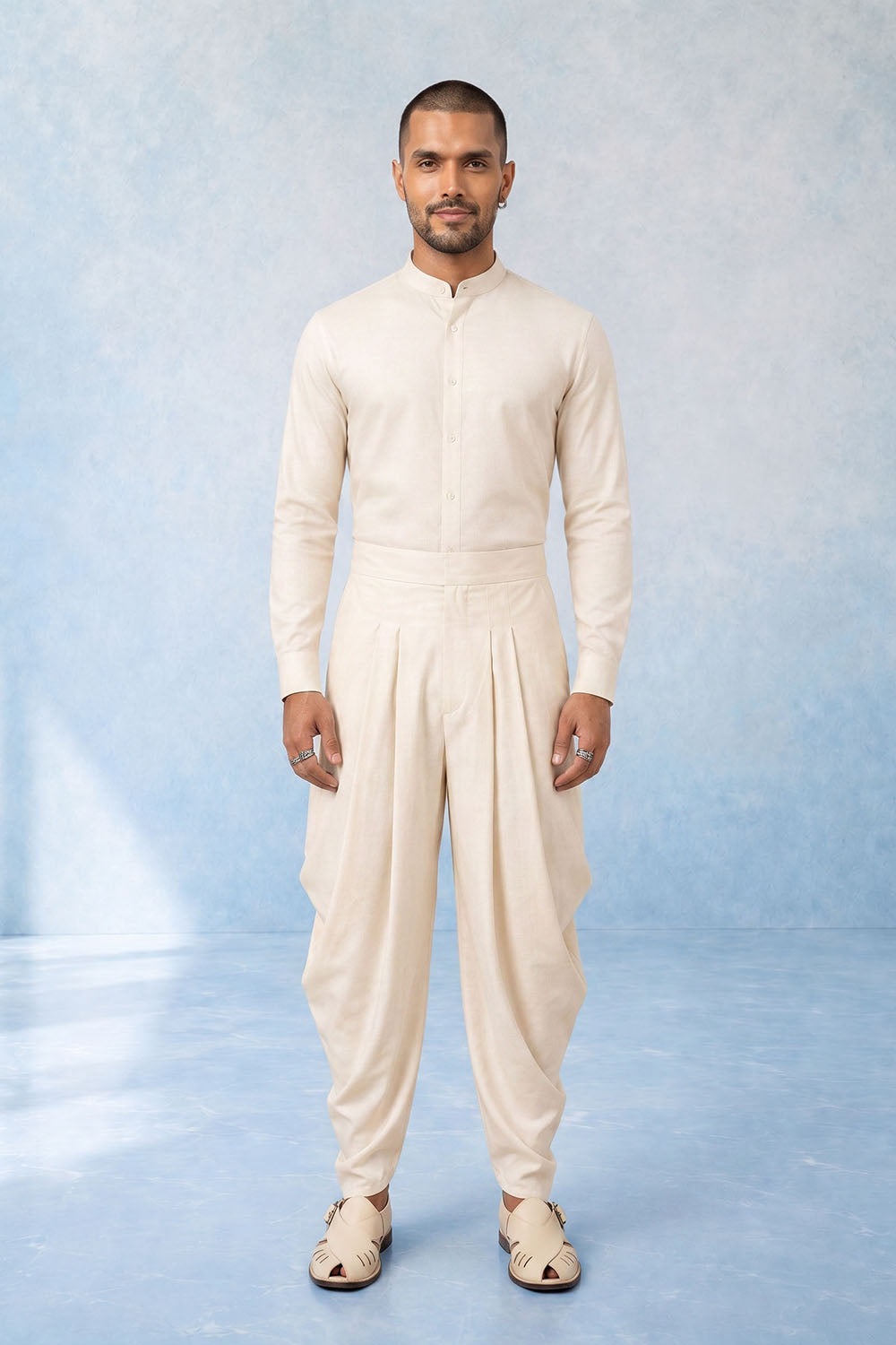 Classic Dhoti Pant - Ciel