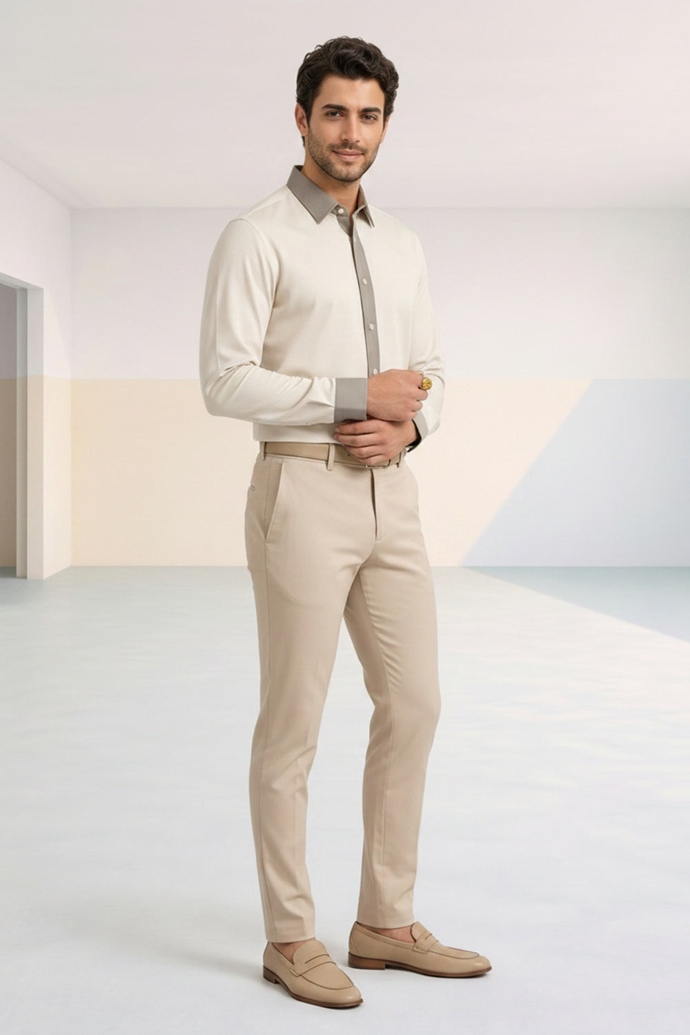 Colour Block Shirt - Cassian