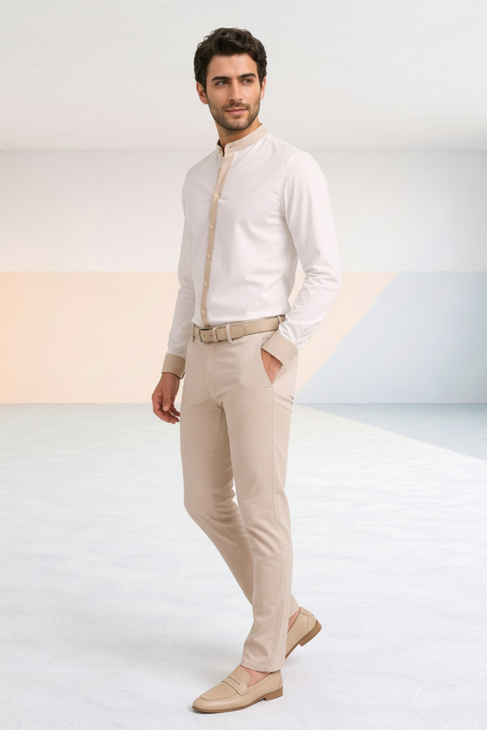 Colour Block Shirt - Corvin