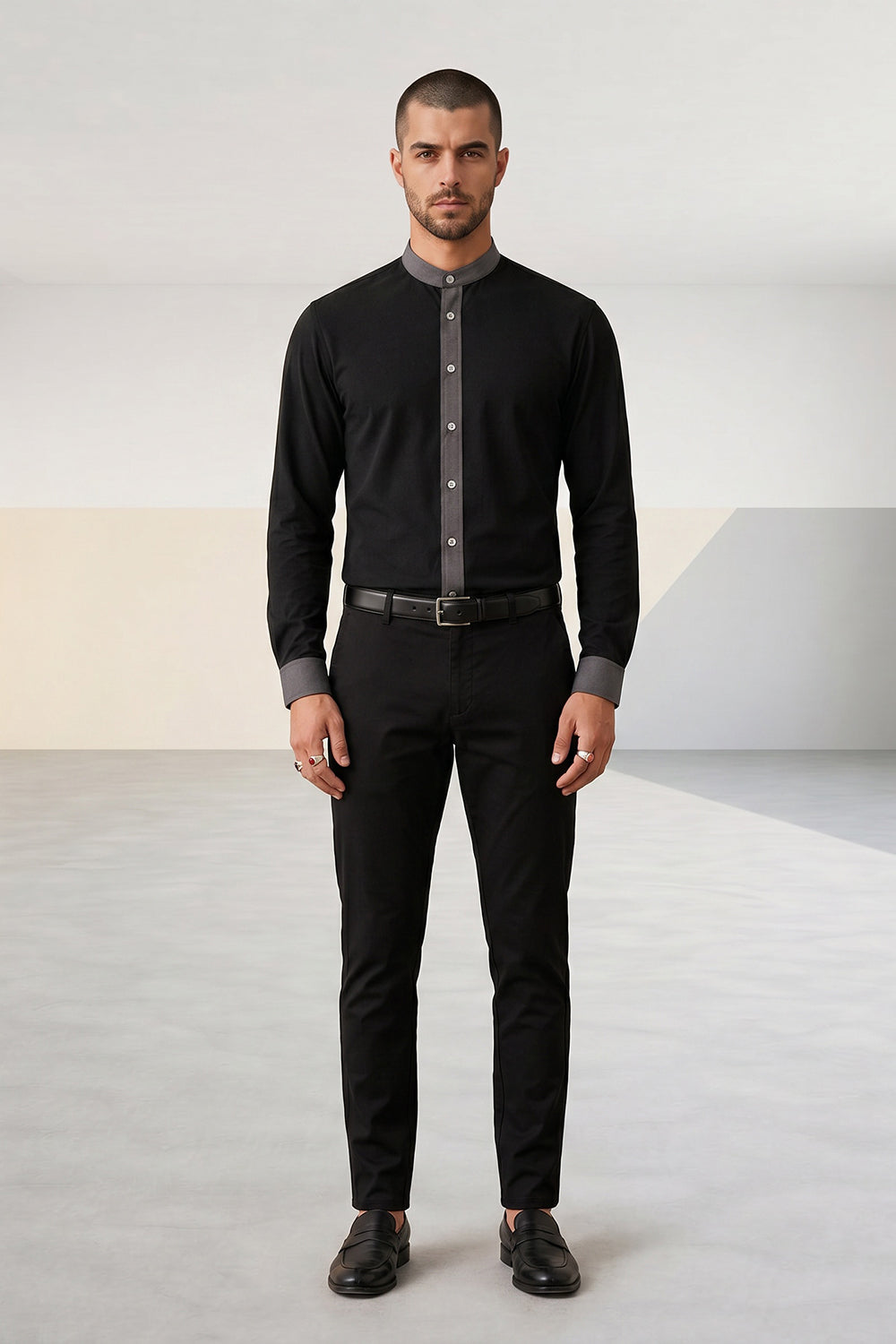 Colour Block Shirt - Evon