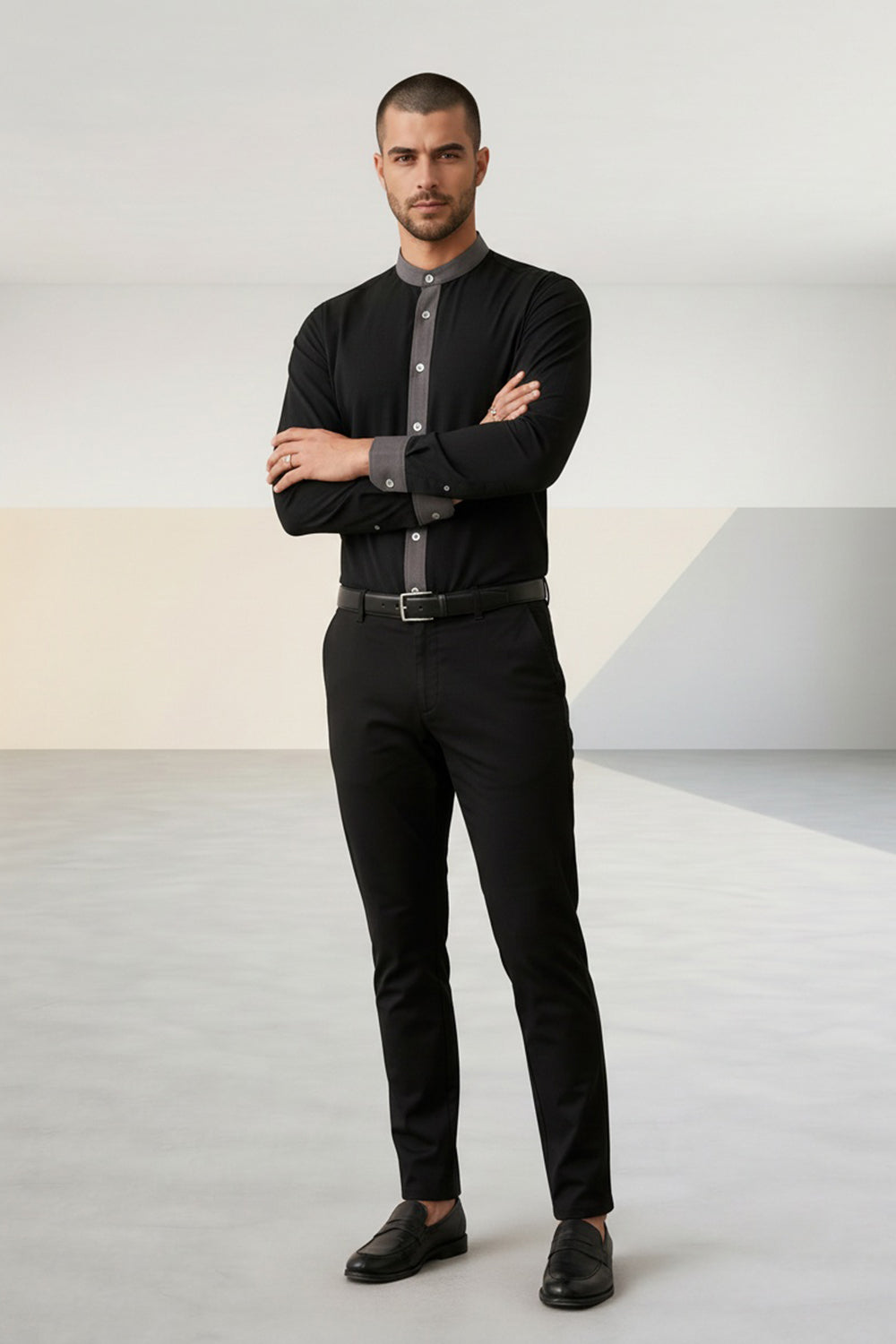 Colour Block Shirt - Evon