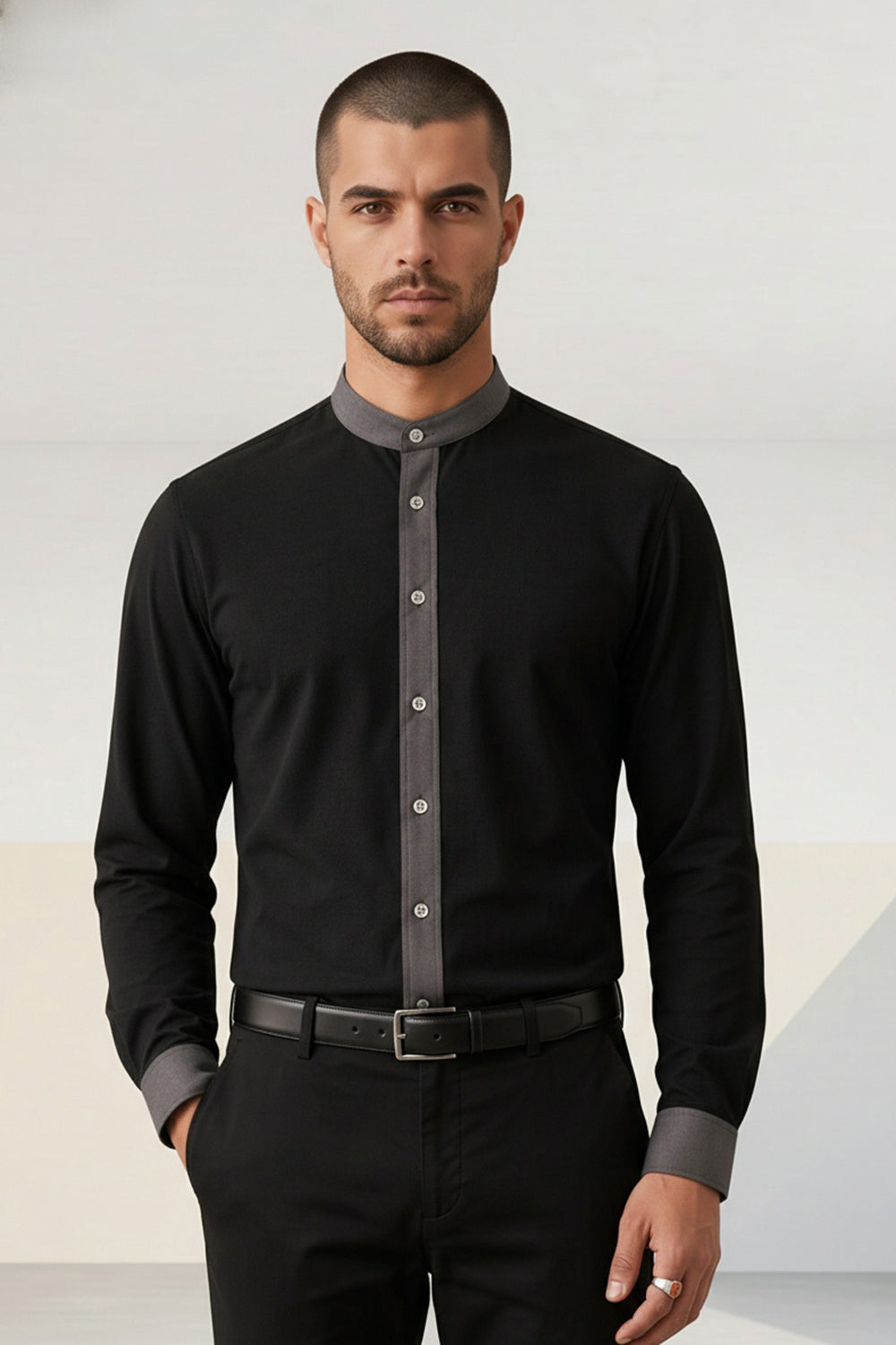 Colour Block Shirt - Evon