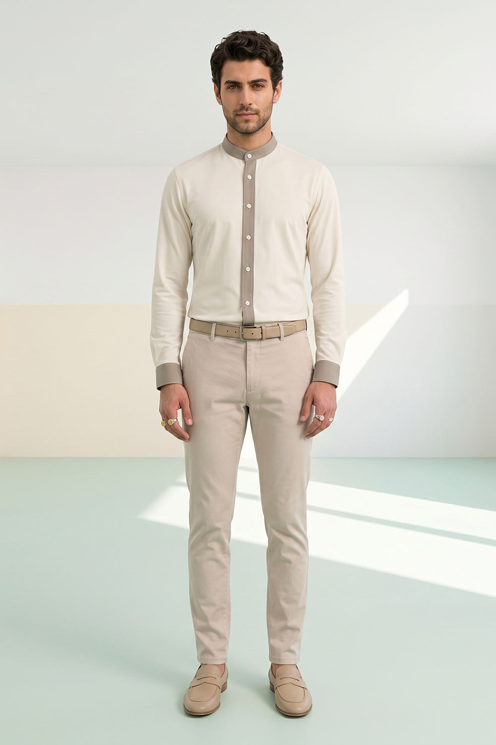 Colour Block Shirt - Ronan