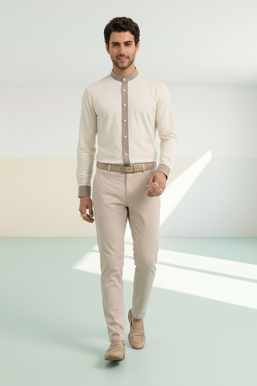 Colour Block Shirt - Ronan
