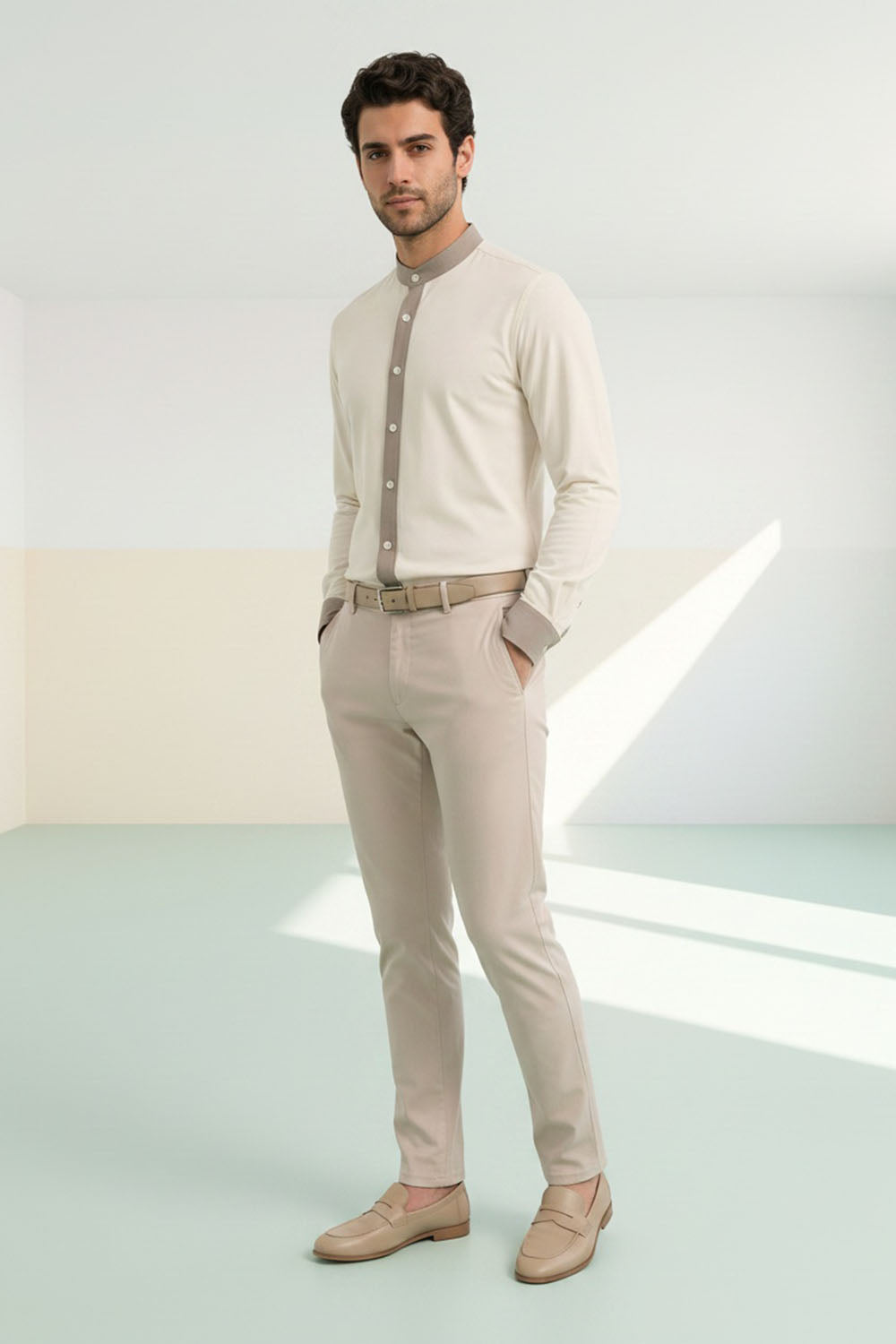 Colour Block Shirt - Ronan