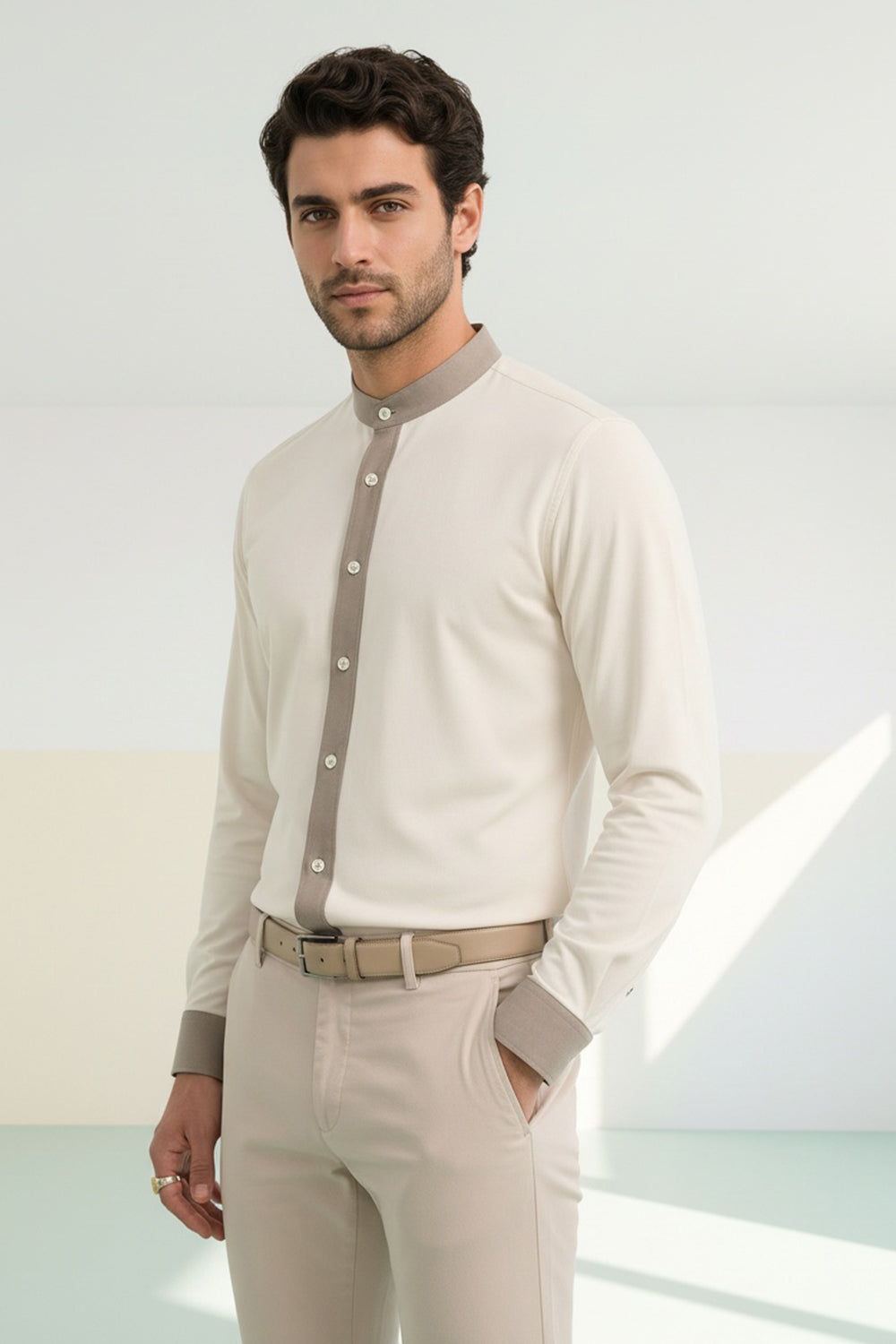 Colour Block Shirt - Ronan