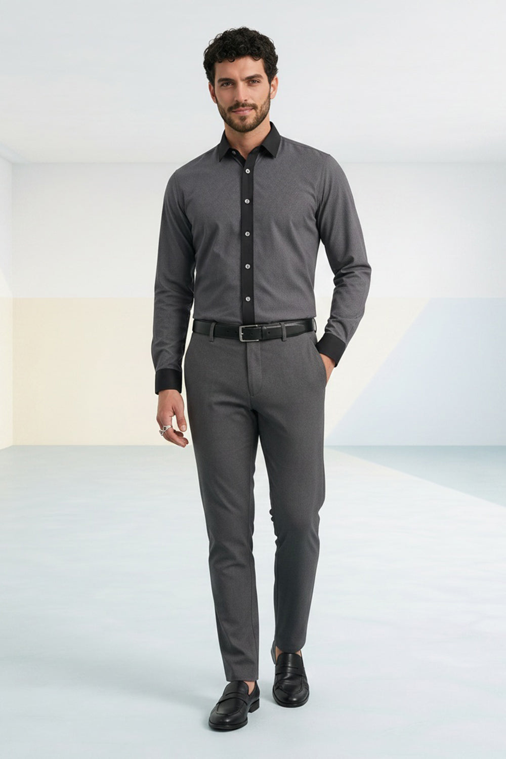 Colour Block Shirt - Vance