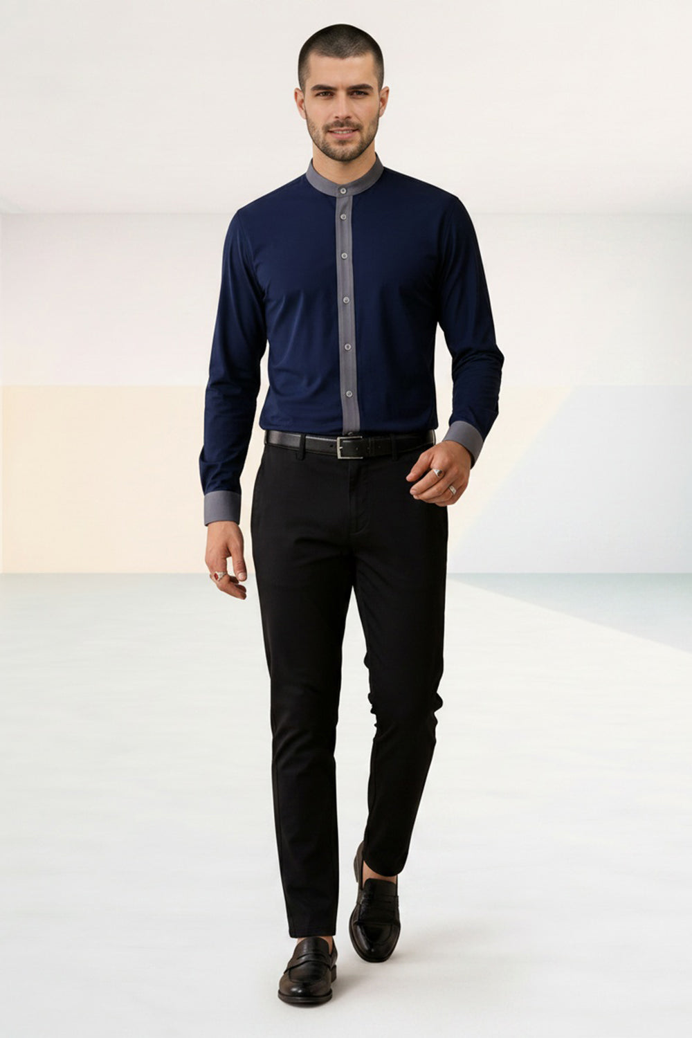 Colour Block Shirt - Varen