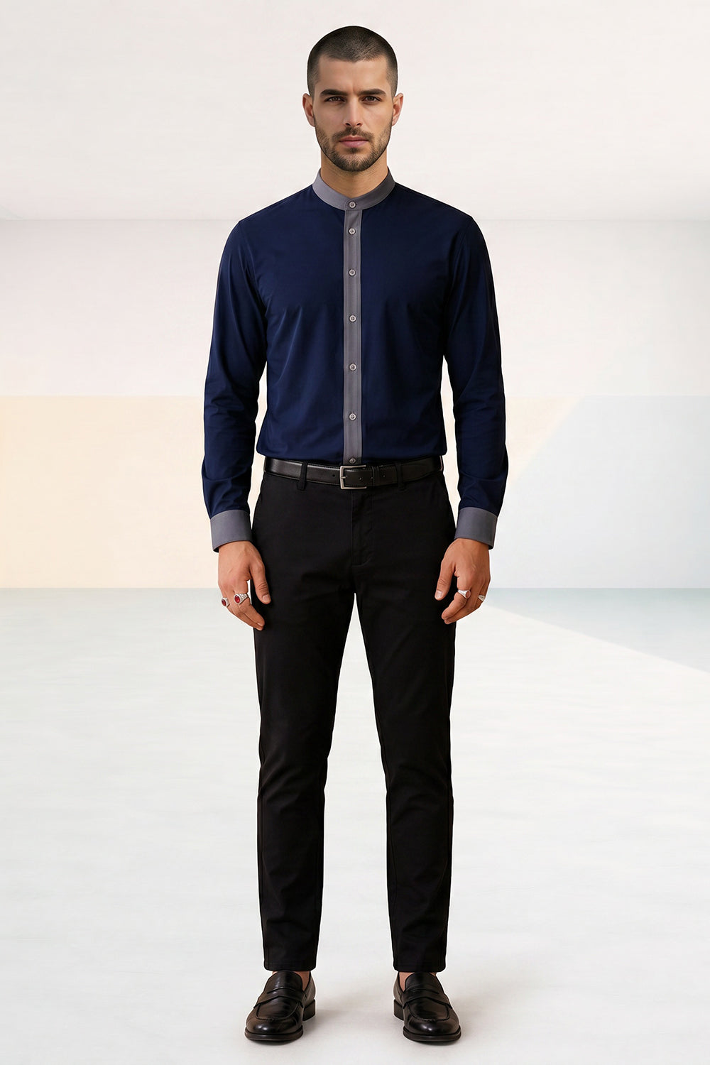 Colour Block Shirt - Varen