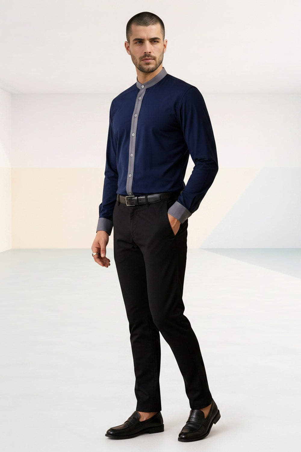 Colour Block Shirt - Varen