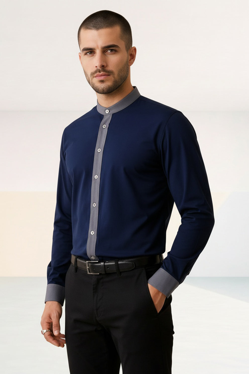 Colour Block Shirt - Varen
