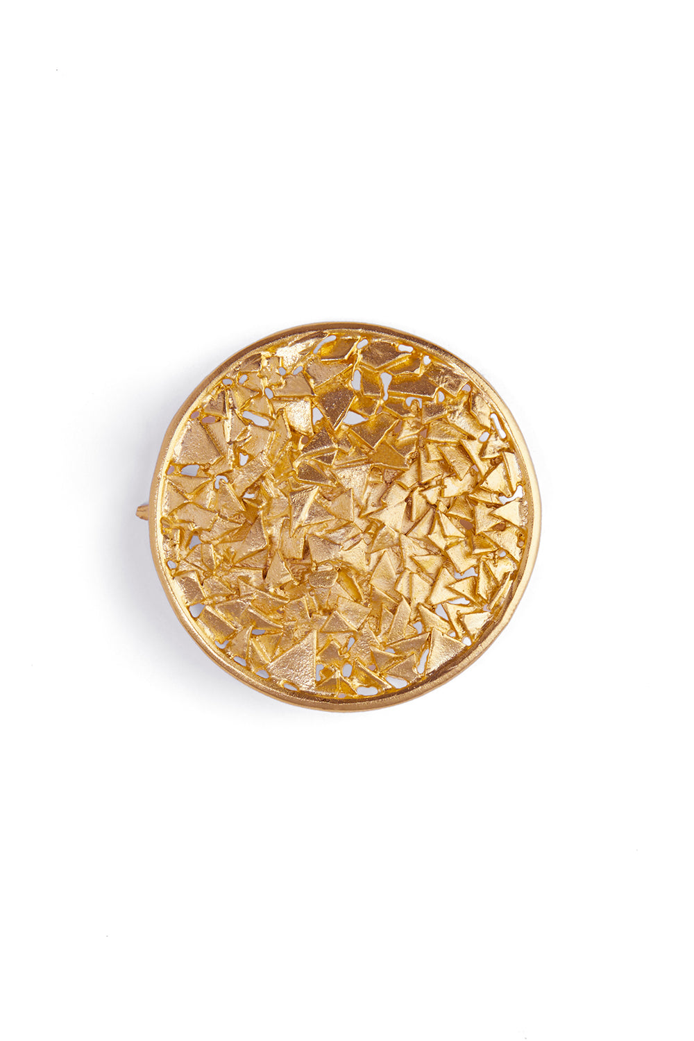 Dainty Gold Druzy Hair Clip