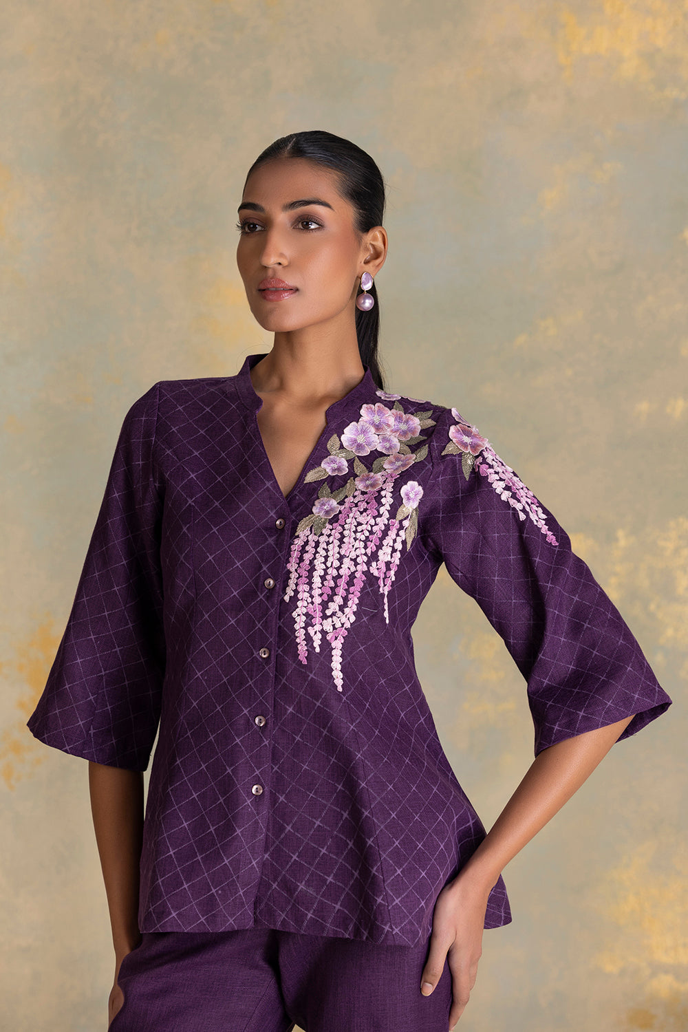 Delfina Peplum Shirt Co-ord