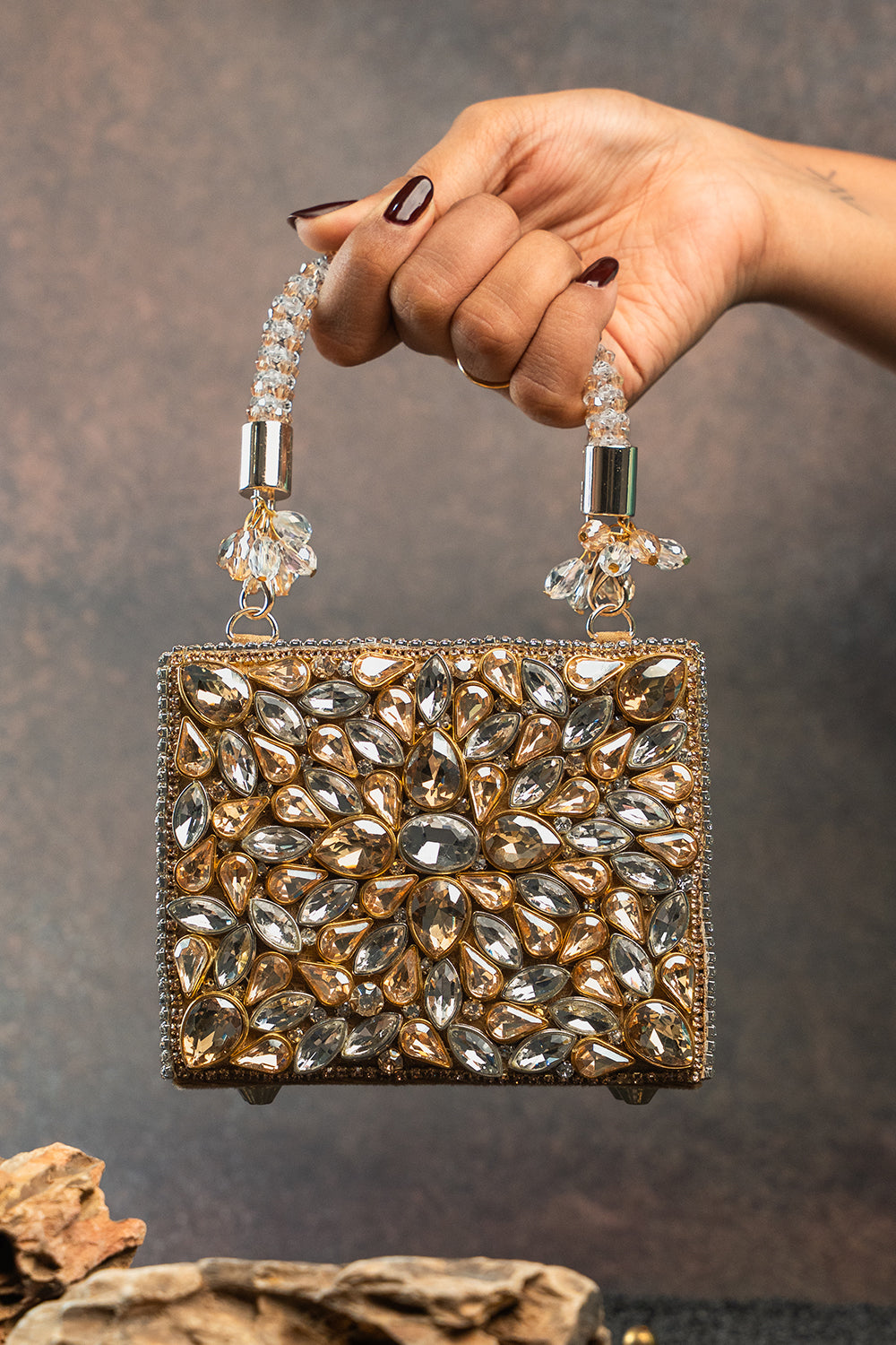 Diamond Casket Silver Gold Mini