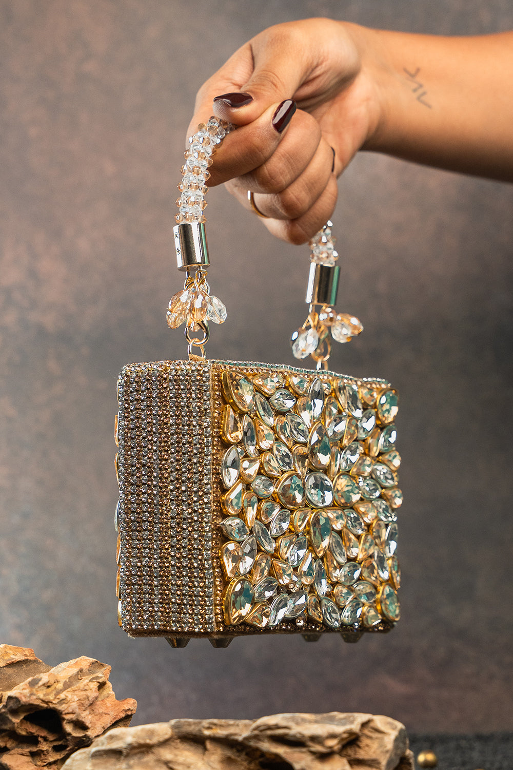 Diamond Casket Silver Gold Mini