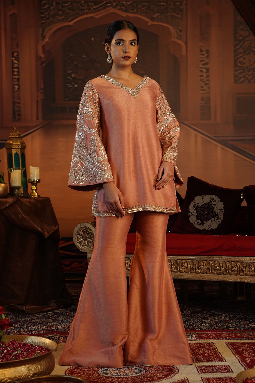 Dusty Rose Pink Suit Set