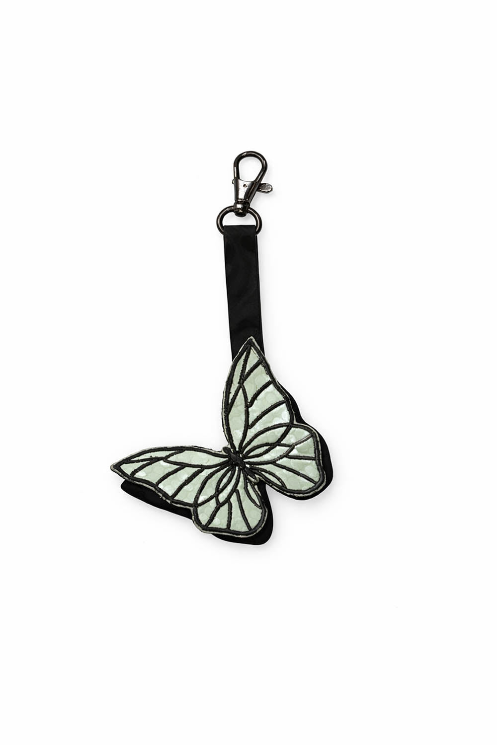 Embroidered Butterfly Charm