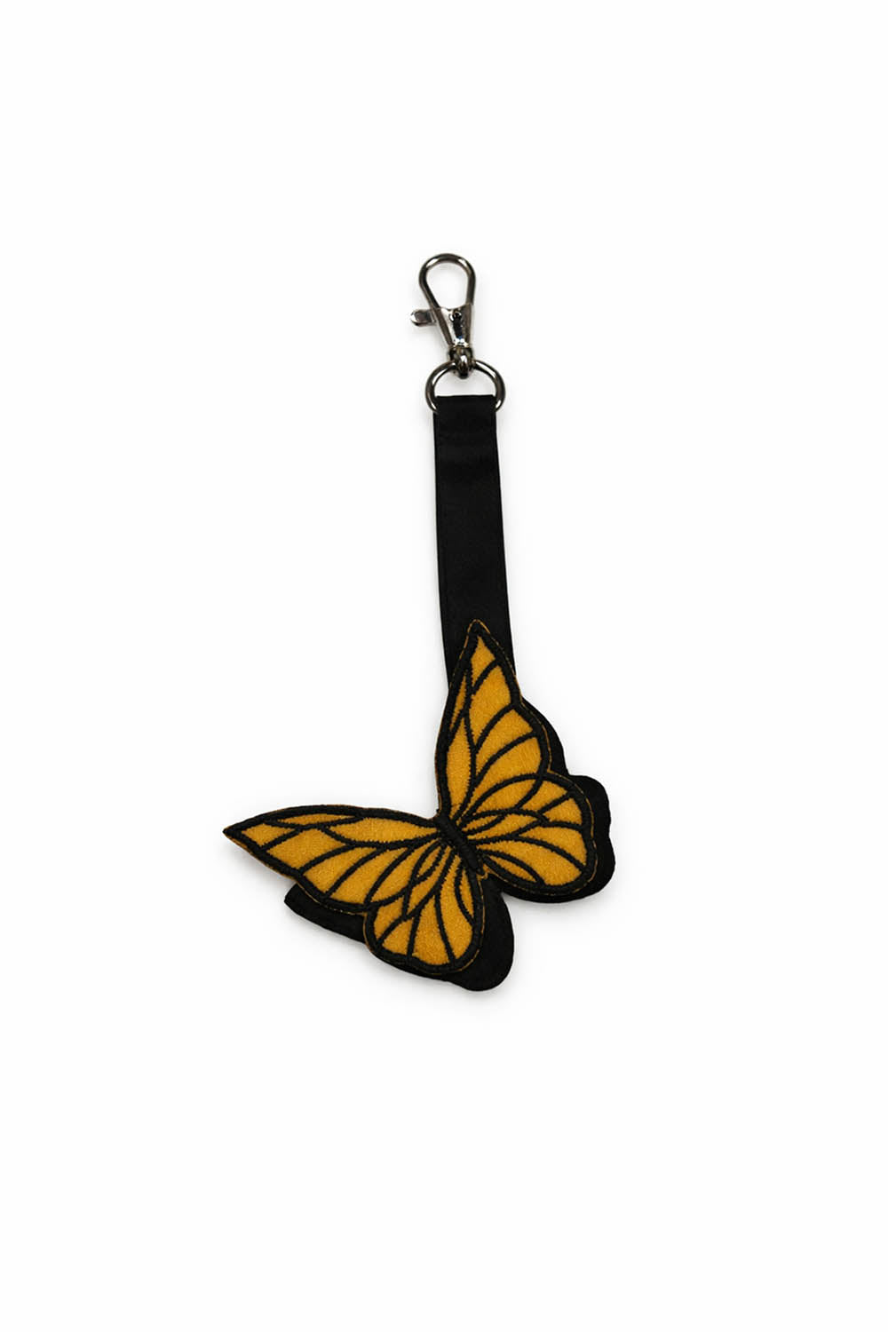 Embroidered Butterfly Charm