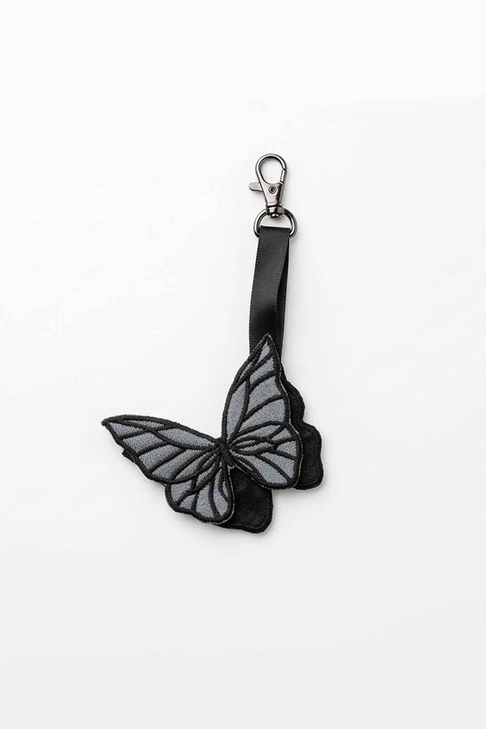 Embroidered Butterfly Charm